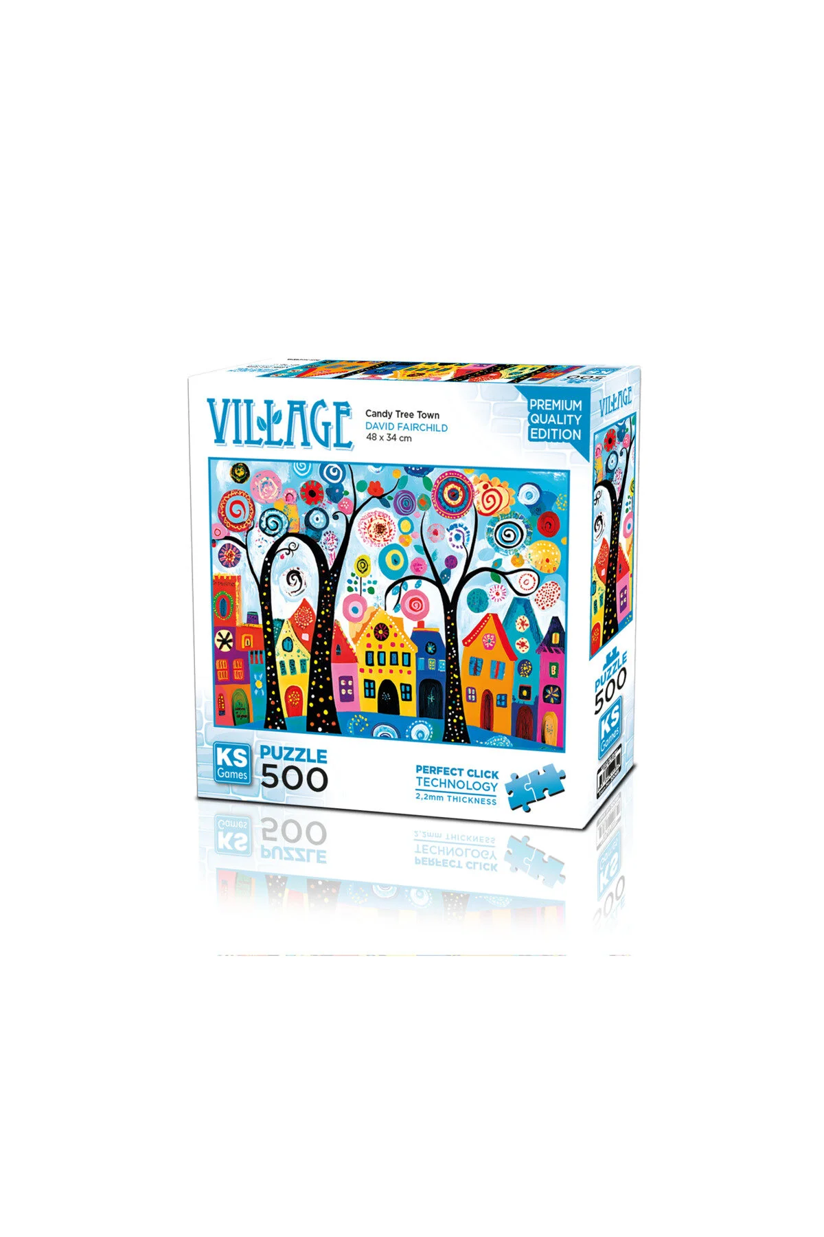 پازل 500 تکه CANDY TREE TOWN از ترکیه Ks Games