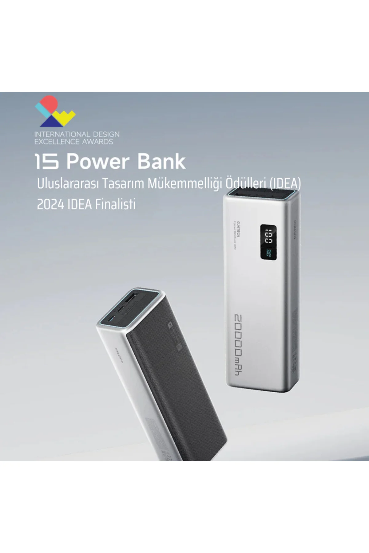 پاوربانک 15 20000 میلی آمپر ساعت 150 وات PD3.1 شارژ سریع | 3 پورت LED صفحه نمایش لپ تاپ آیفون سامسونگ Cuktech