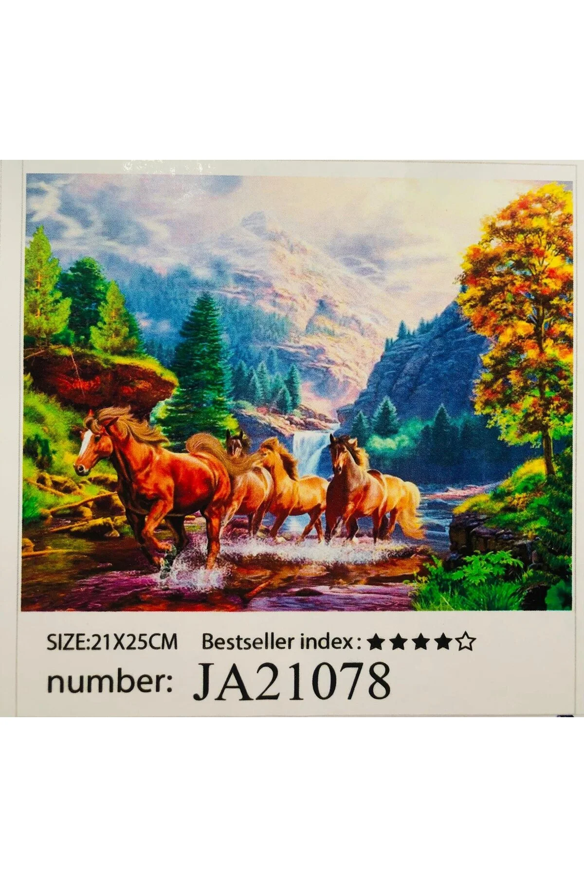 پازل 21X25 BEADED STONY DIAMOND PAINTING TAPESTRY تابلو نقاشی عکس مهره الماس برای کودکان از ترکیه DUCK HOBY