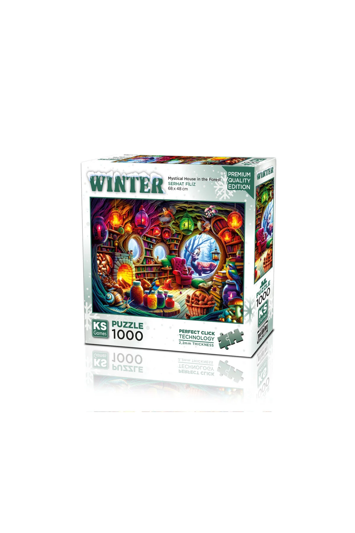 پازل 1000 قطعه ای خانه عرفانی در جنگل از ترکیه Ks Games