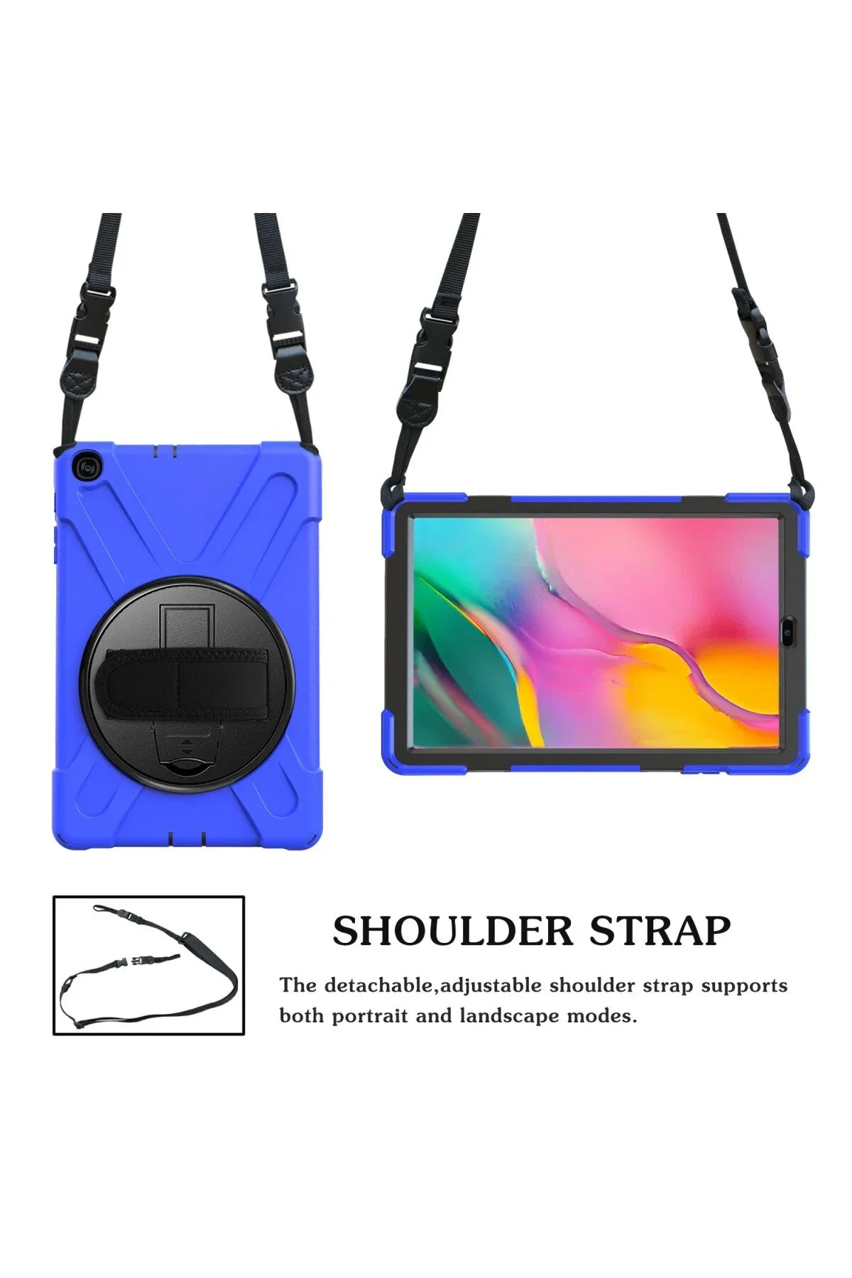 کاور تبلت SAMSUNG GALAXY TAB A 10.1 CASE AMAZING TABLET COVER آبی NewFace