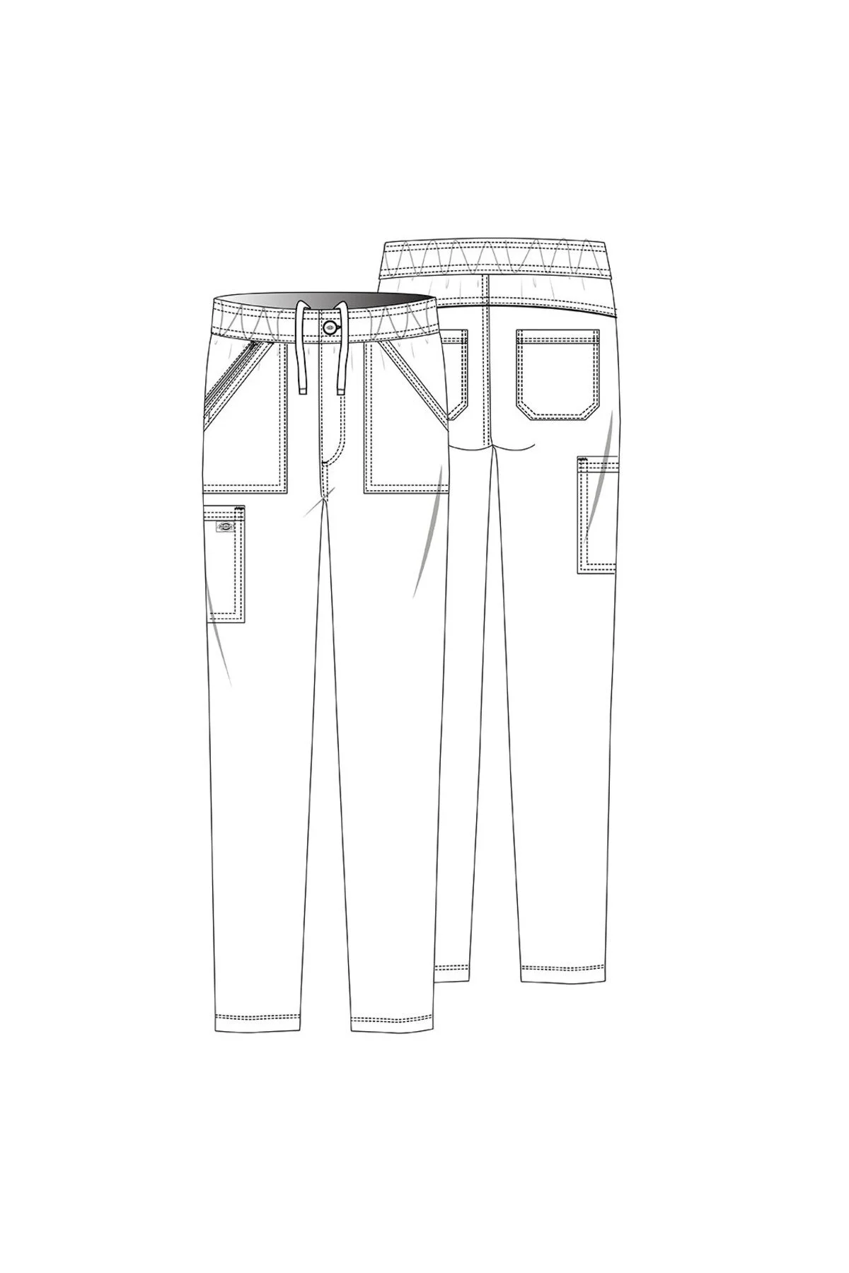 لباس کار آبی مجموعه جراحی اورجینال Dickies