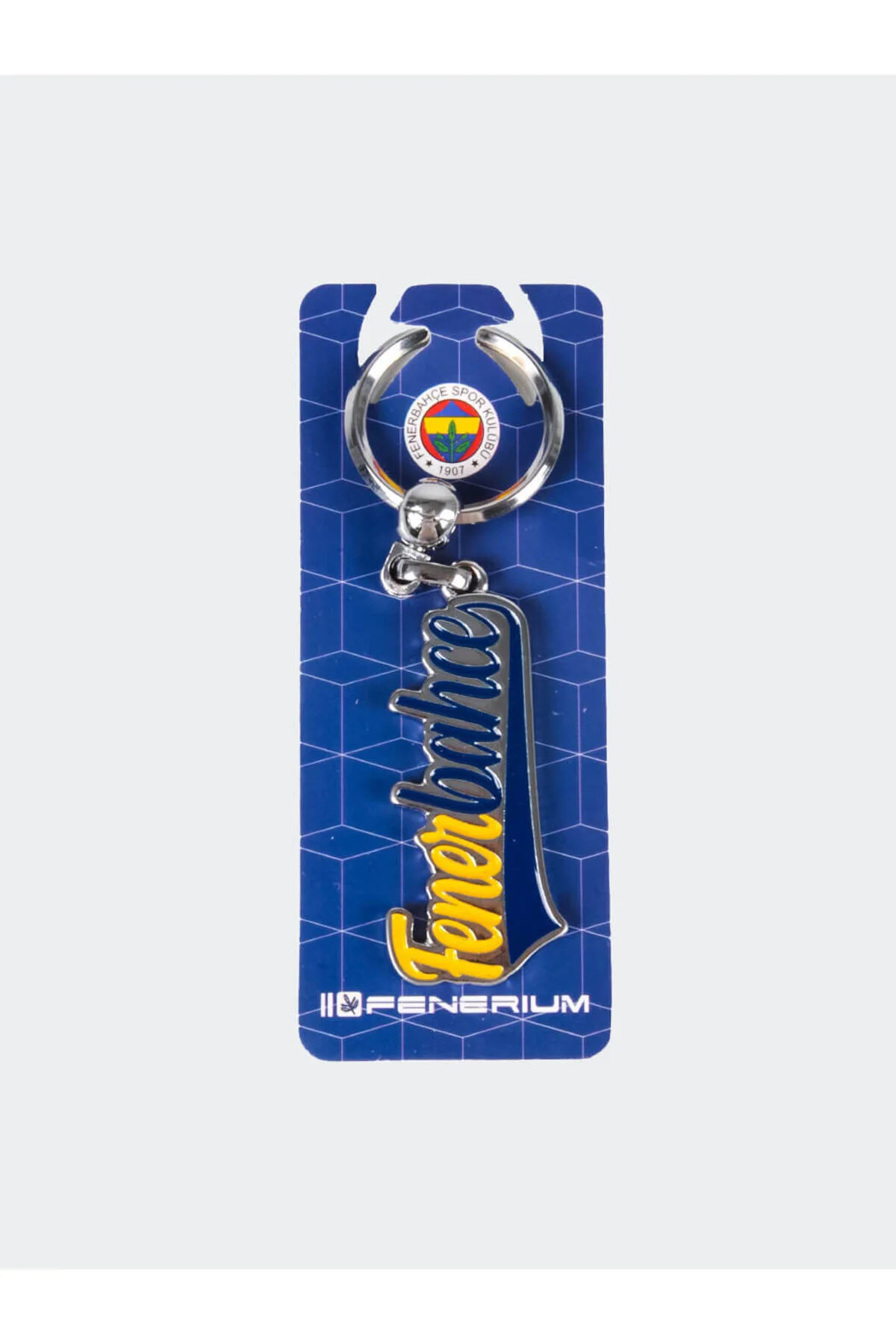 جلیقه کلید جاکلیدی فلزی زرد تیره اورجینال Fenerbahçe