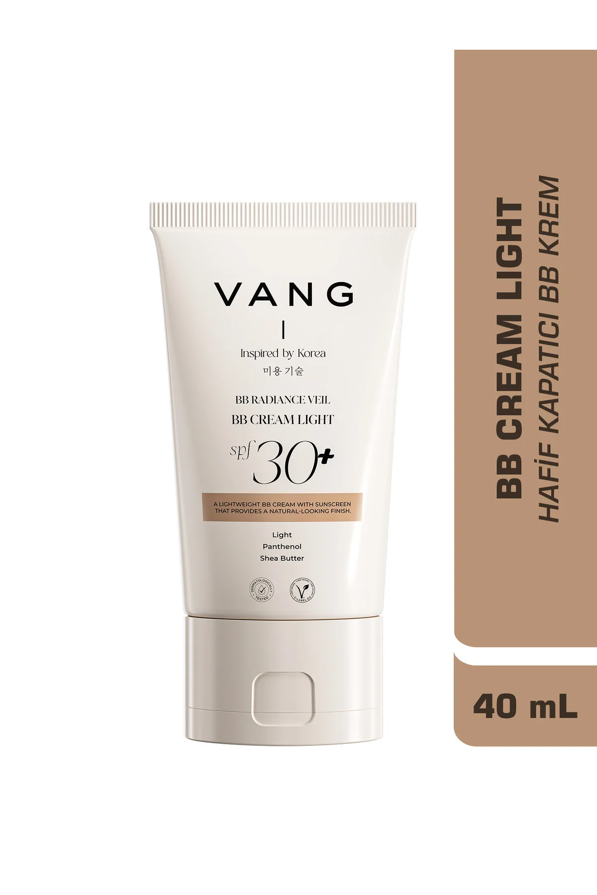 کرم بی بی و سی سی قوی با SPF 30+ و حجم 40 میلی لیتر رنگ قهوه‌ای VANG