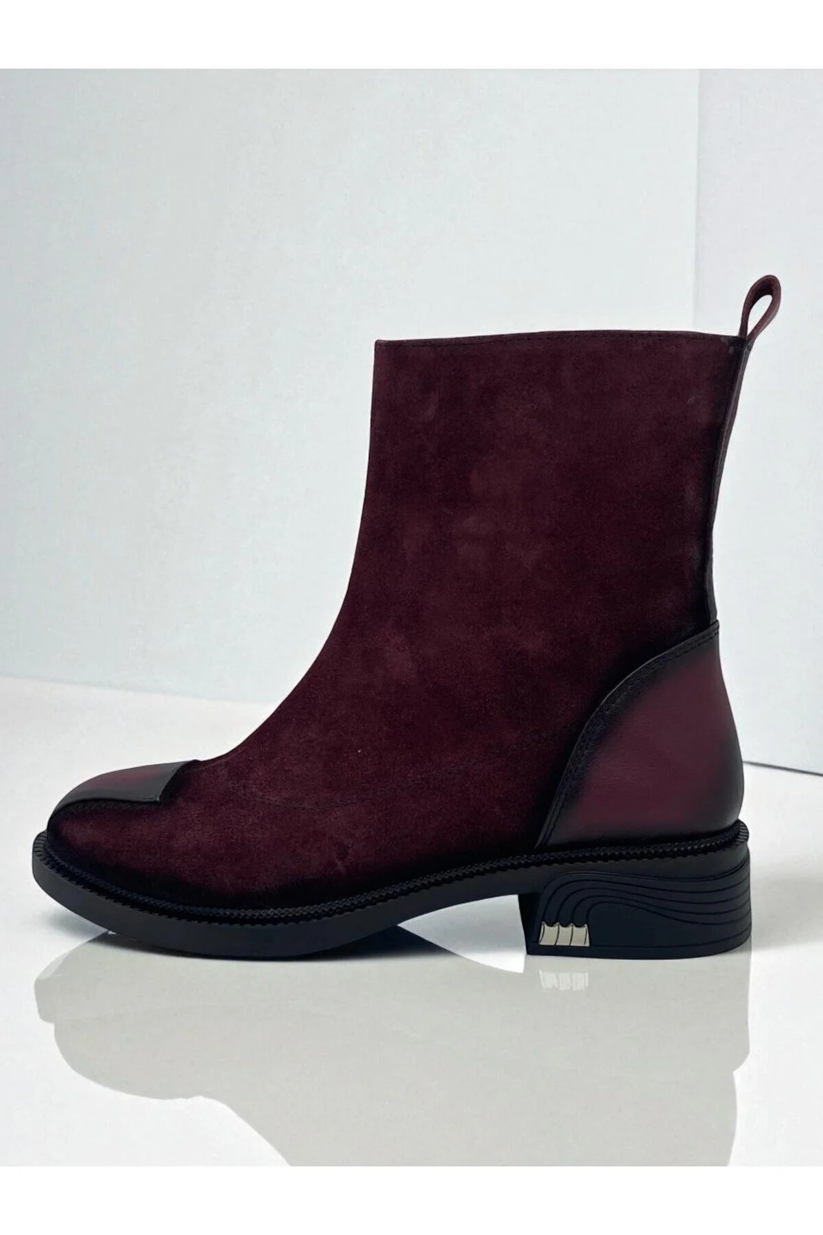 چکمه و بوت های پستی زنانه آستر گرم جیر چرم اصل Stepka Shoes