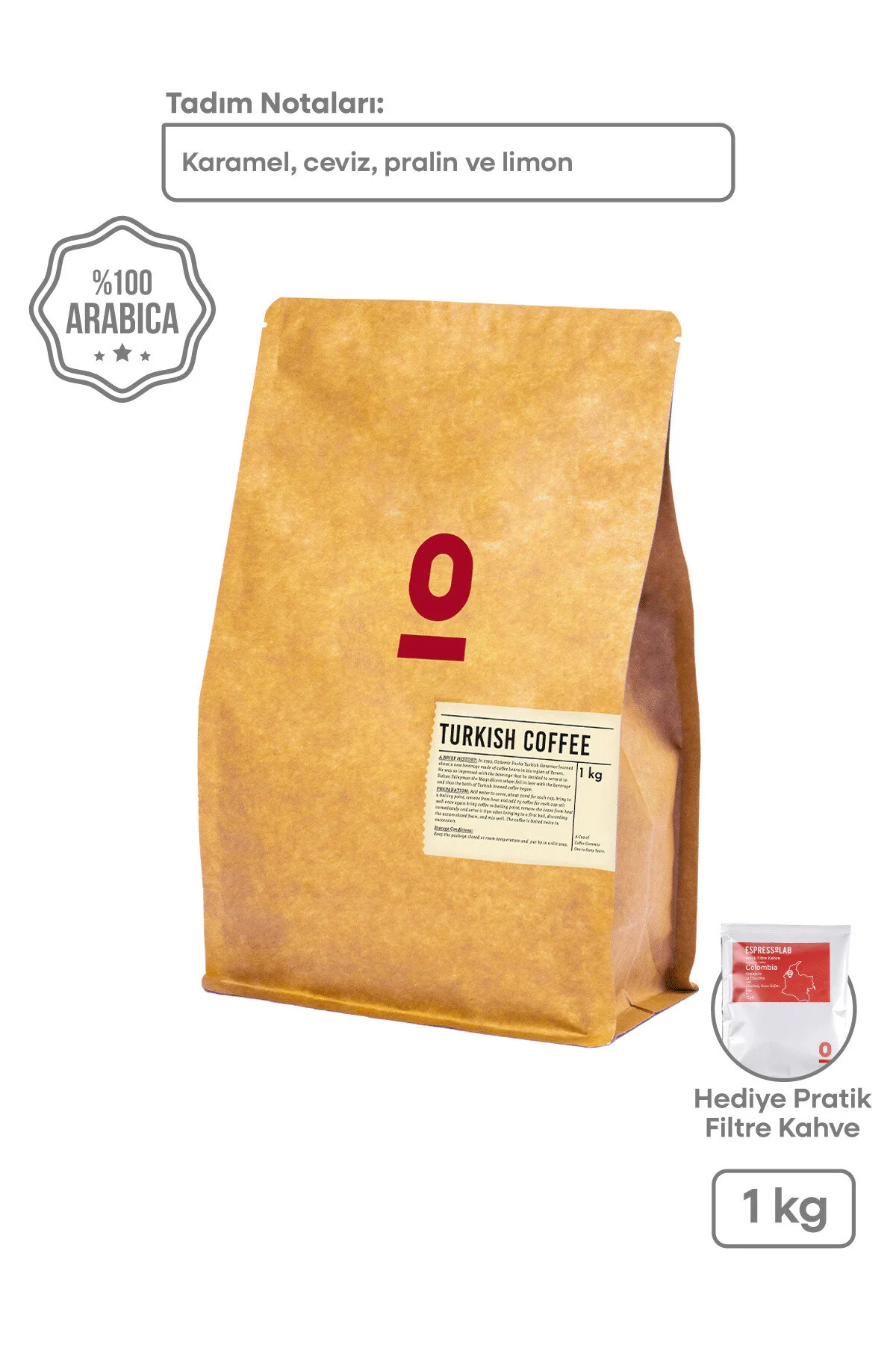 قهوه ترک 1 کیلوگرم ترکی تازه آسیاب شده 100% عربیکا اسپرسو لب Espressolab