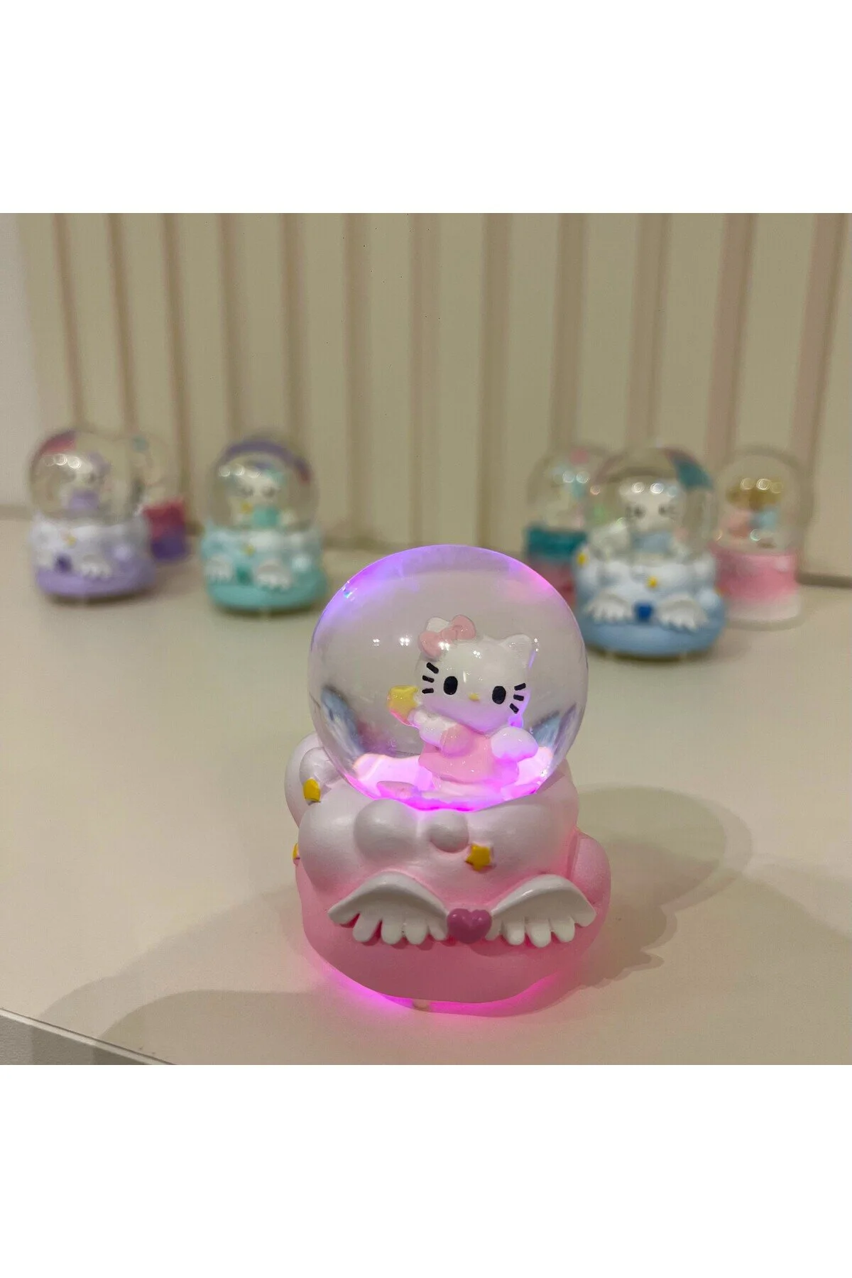 گوی برفی HELLO KITTY LIGHTED MINI SNOW GLOBE TKY0382 از ترکیه Taşmeran