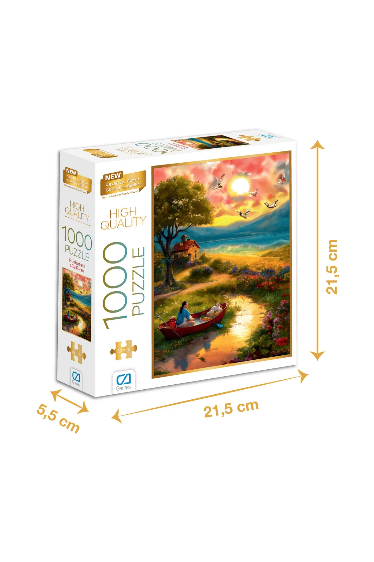 پازل غروب خورشید 1000 قطعه از ترکیه CA Games