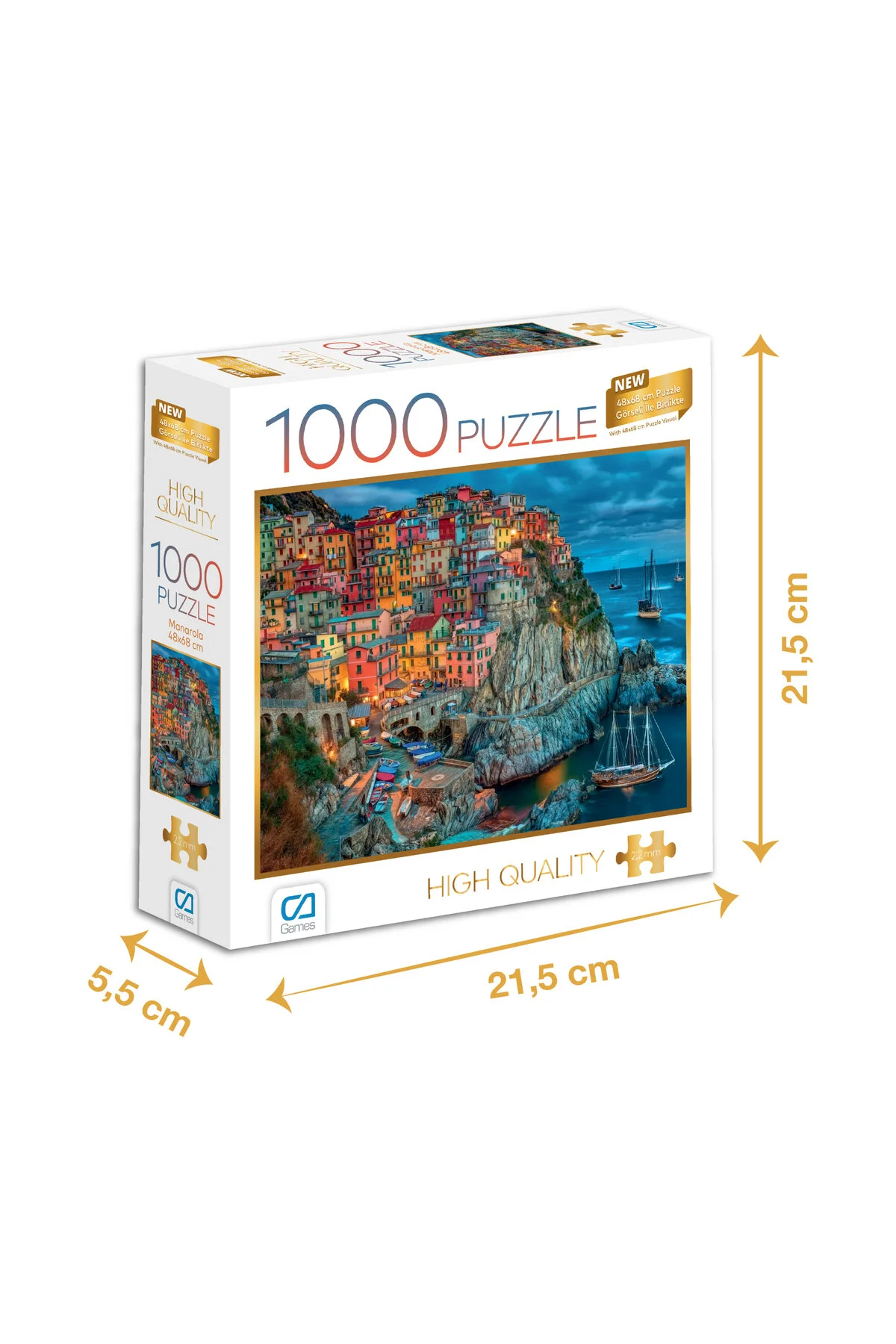پازل عصرانه مانارولادا 1000 تکه از ترکیه CA Games