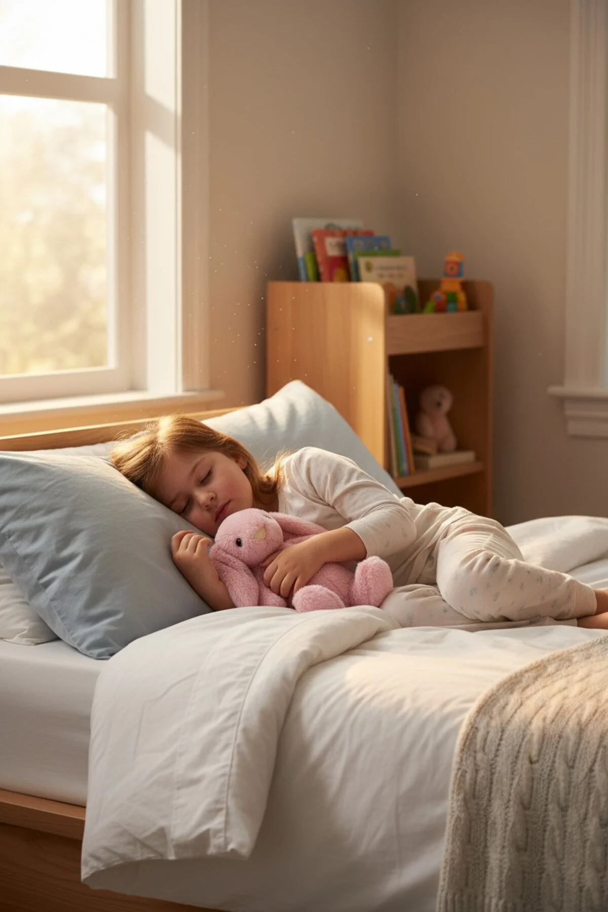 اسباب بازی های پشمی SLEEPING COMPANION ULTRA SOFT PLASH RABBIT 34 سانتی متر MOISY