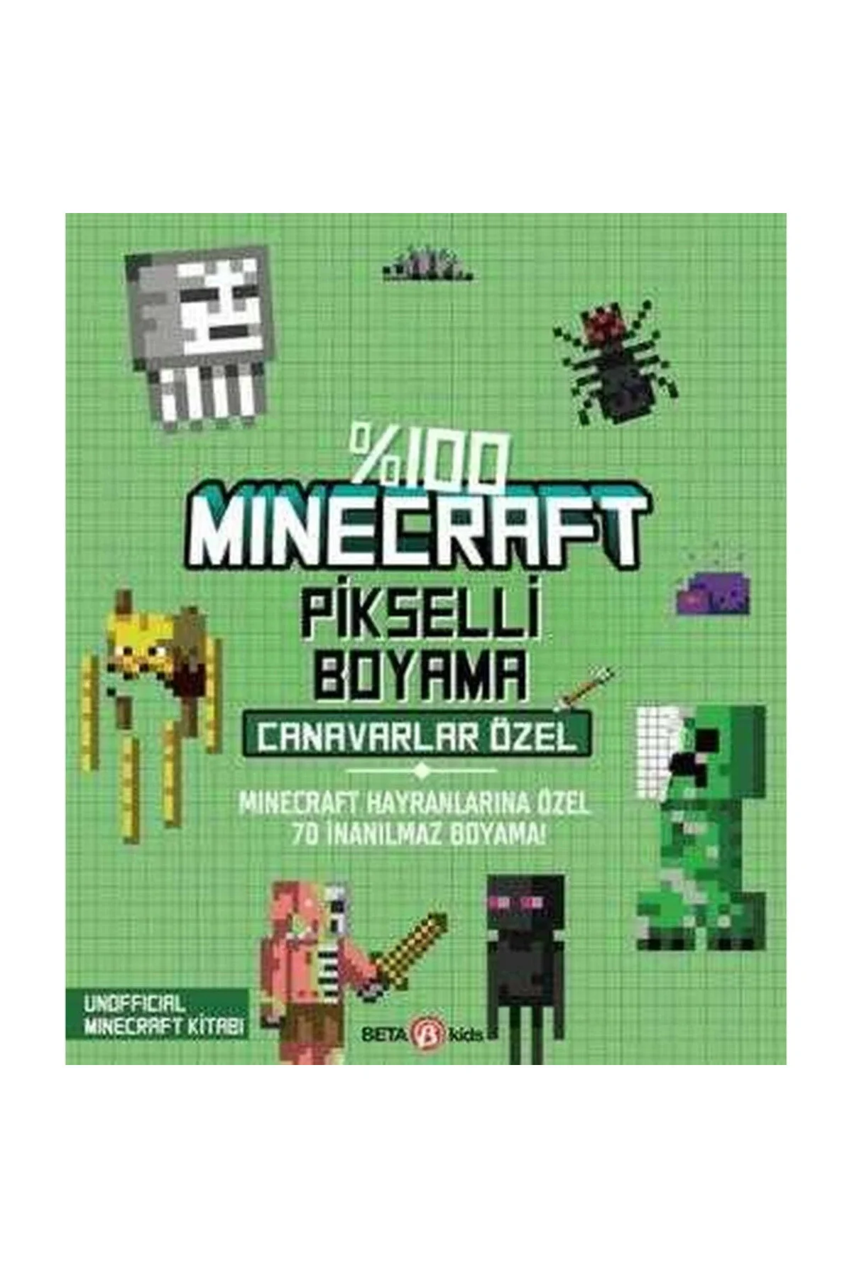 اسباب بازی های آموزشی 100% MINECRAFT PIXEL COLORING MONSTERS SPECIAL My Reality Fashion