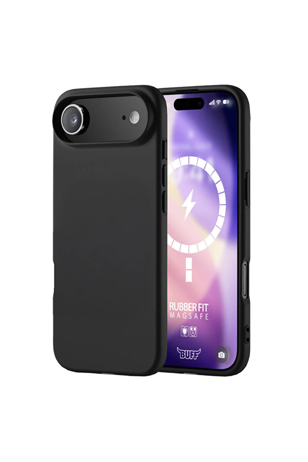 کاور و قاب IPHONE AIR MAGSAFE RUBBER FIT CASE SILICONE مشکی Buff