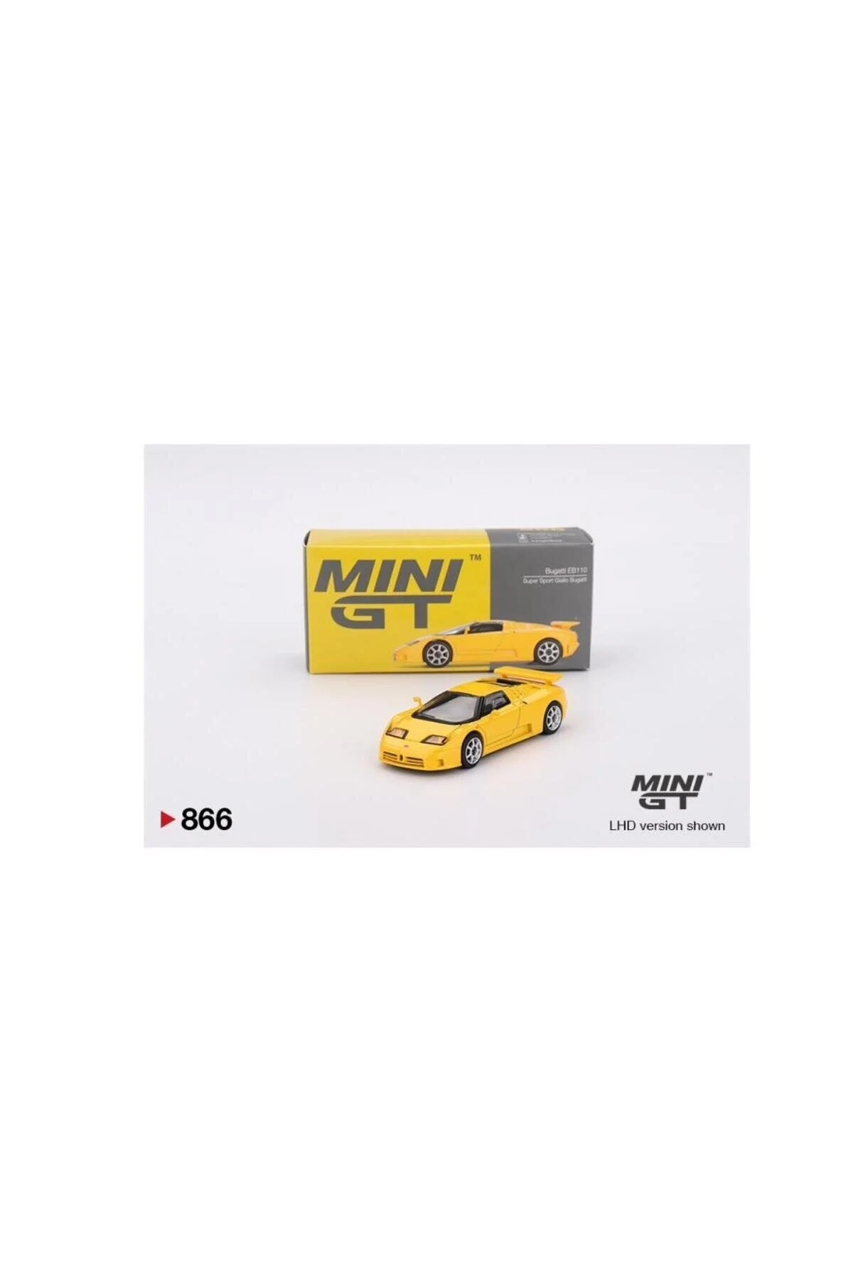 مدل خودرو BL 866 BUGATTI EB110 SUPER SPORT GIALLO 1 64 CAR MODEL اورجینال mini gt