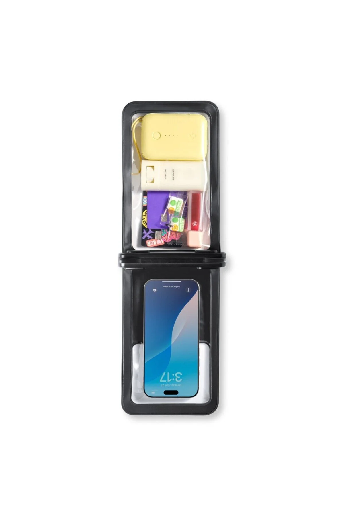 کاور و قاب دو محفظه ضد آب مشکی IPX8 دارای گواهی AQUA SHIELD Spigen