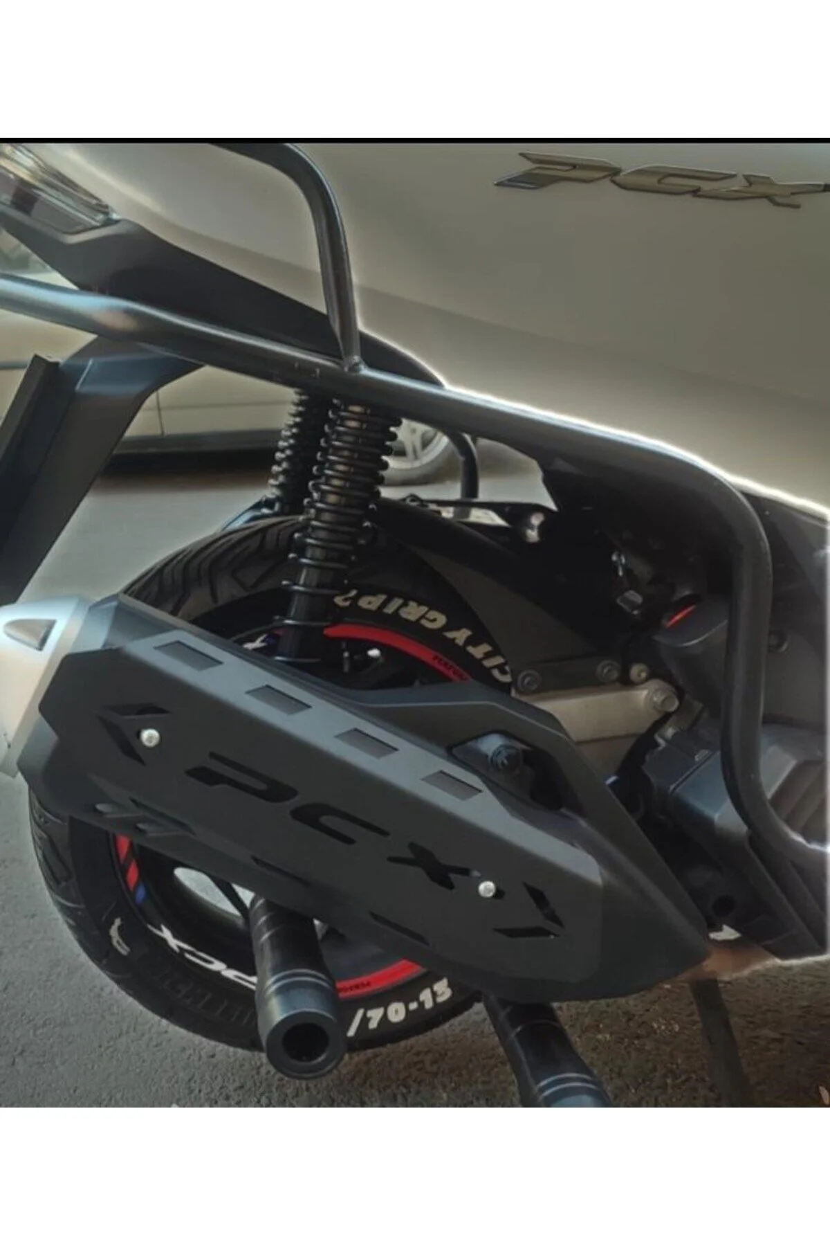 محافظ بدنه موتورسیکلت صفحه اگزوز سازگار با هوندا PCX 125 150 2018 2025 ttr motors