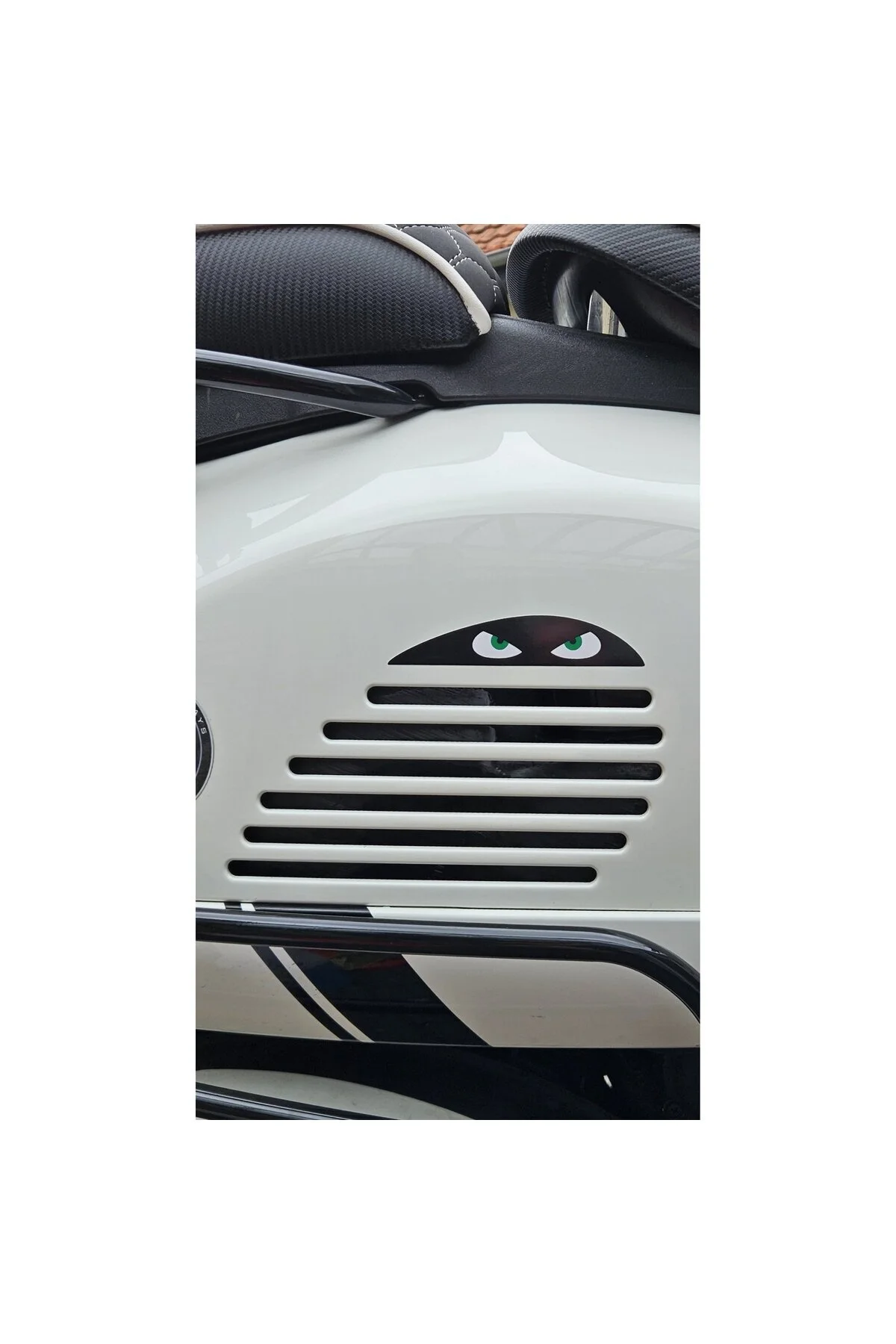 ست بدنه موتورسیکلت برچسب موتیف چشم سبز جانبی ورودی هوای VESPA GTS VESPISSIMO SIP