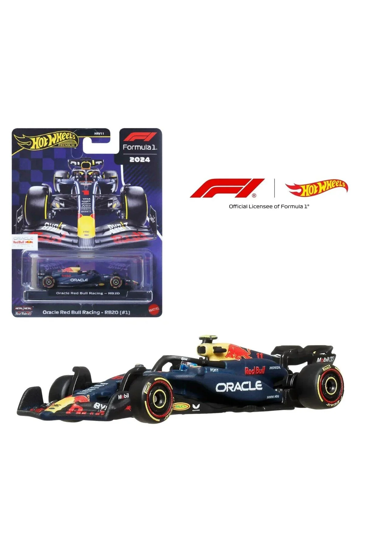 ماشین اسباب بازی MAX VERSTAPPEN PREMIUM FORMULA 1 ORACLE RED BULL RACING RB20 HOT WHEELS
