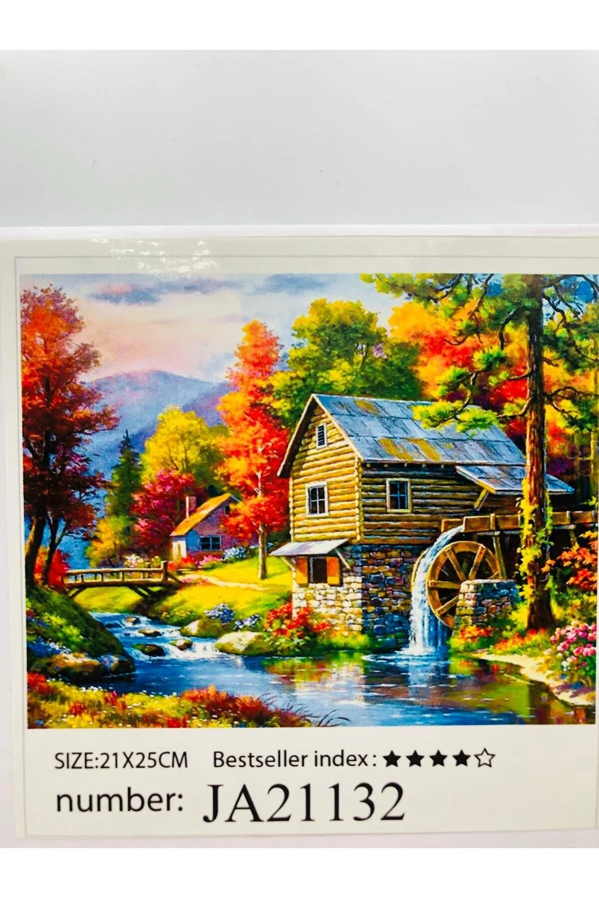 پازل 21X25 BEADED STONY DIAMOND PAINTING TAPESTRY تابلو نقاشی عکس مهره الماس برای کودکان از ترکیه DUCK HOBY