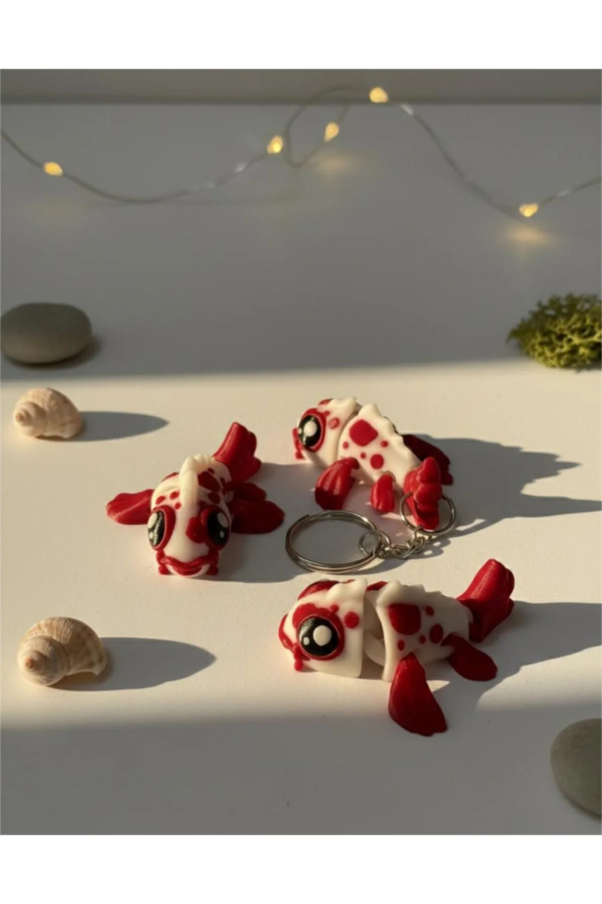 جلیقه کلید جاکلیدی متحرک KOI FISH 1PC Nycruin3D