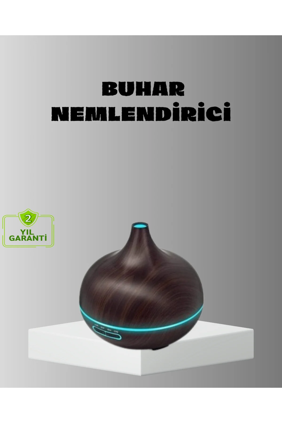 دستگاه بخور مرطوب کننده التراسونیک 550 میلی لیتری دیفیوزر آروماتراپی با قابلیت خاموش شدن خودکار UCUZTEKNO