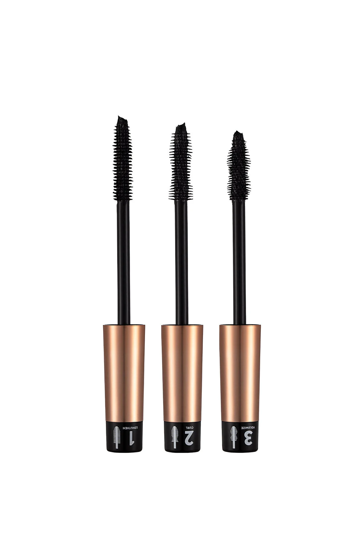 Flormar ریمل قابل تنظیم 3 مرحله ای (سیاه) ریمل سه گانه حجم دهنده