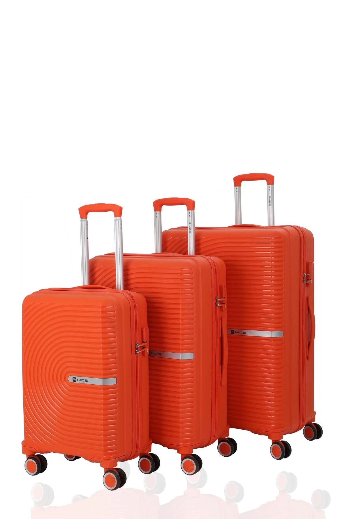 چمدان و ساک چند رنگ مردانه زنانه ست سه گانه پلی پروپیلن V374 S21YY1000006 SET MÇS