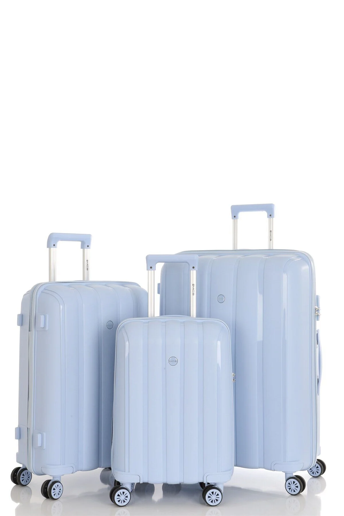 MÇS ست چمدان سه گانه پلی پروپیلن V305 S18Y100033-SET