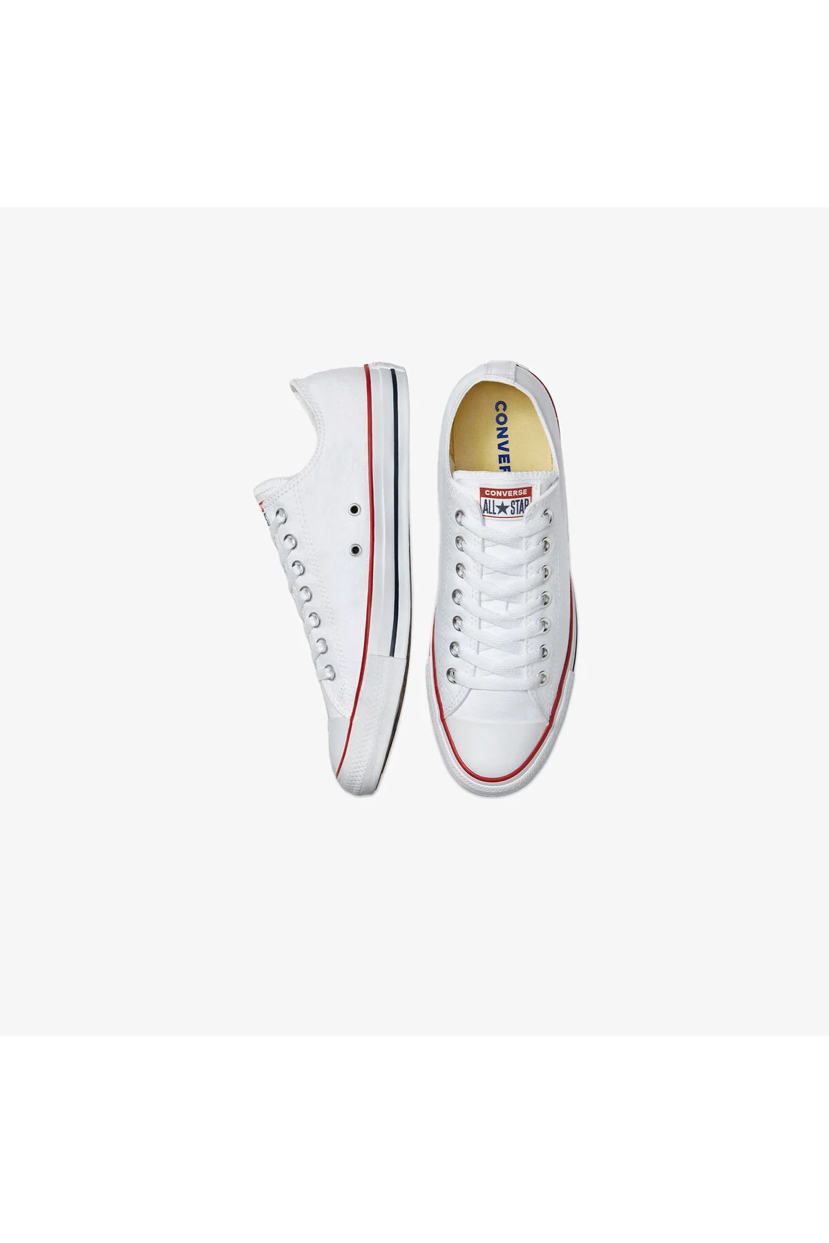 اسنیکر کفش ورزشی یونیسکس سفید نوری CTAS WIDE OX کانورس Converse