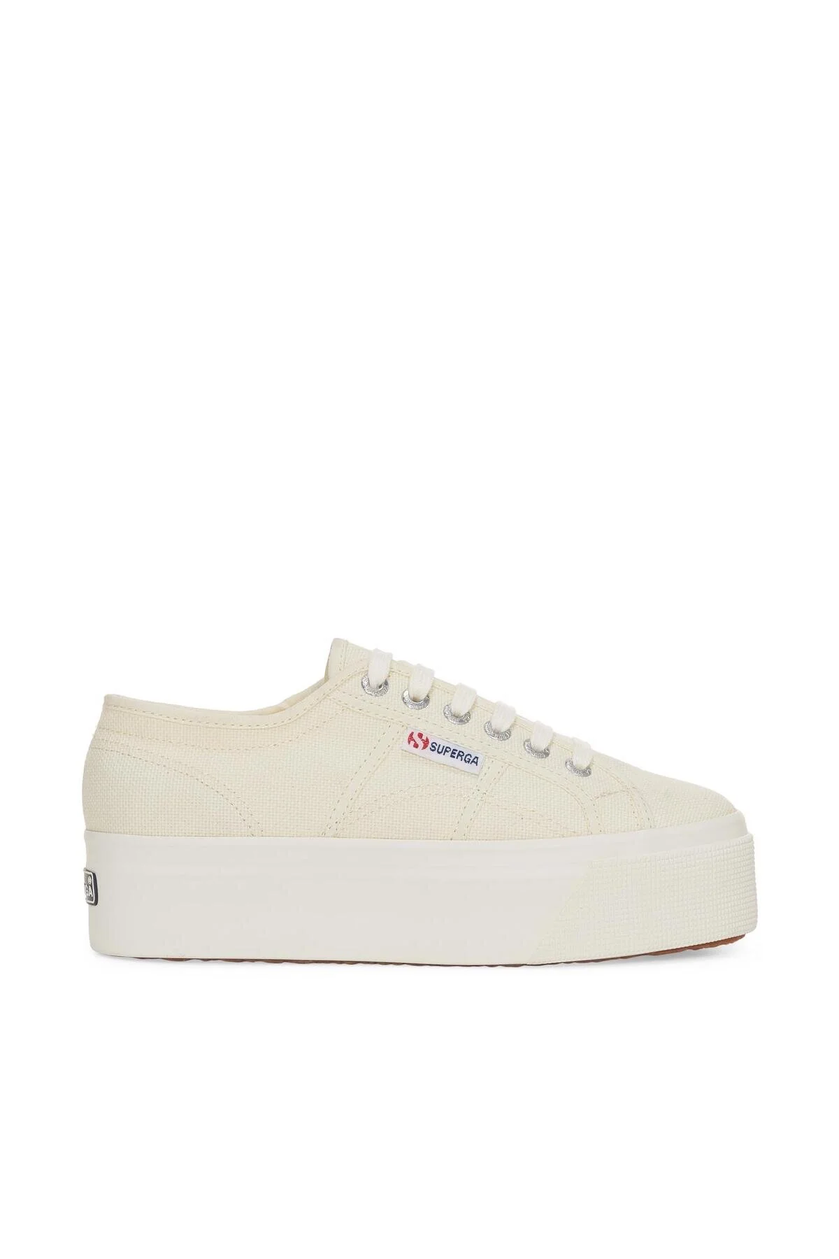 کفش زنانه 2790 پلتفرم ورزشی بژ سوپرگا Superga