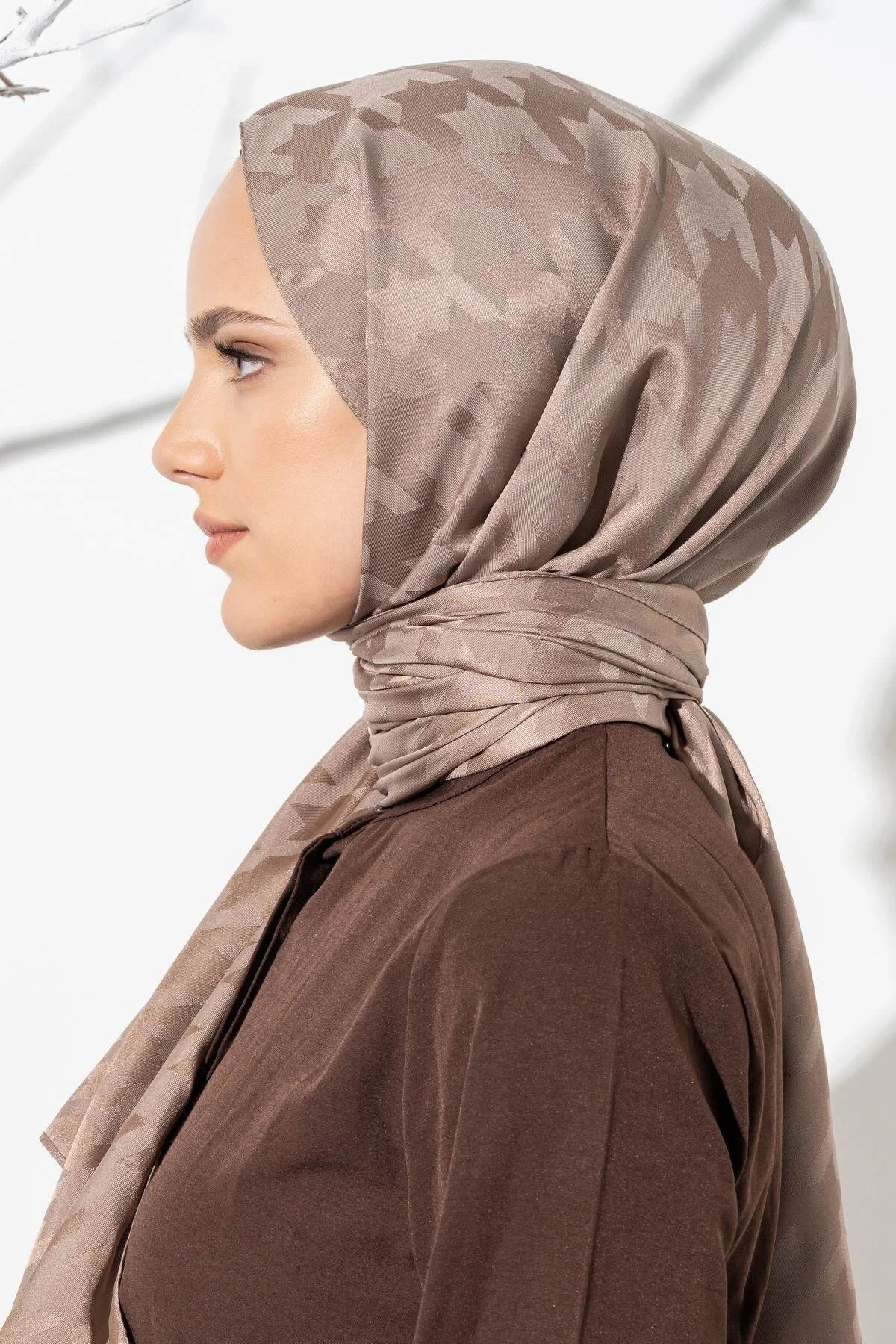 شال زنانه HIJAB الگوی بزرگ CAZWARI JAWEL