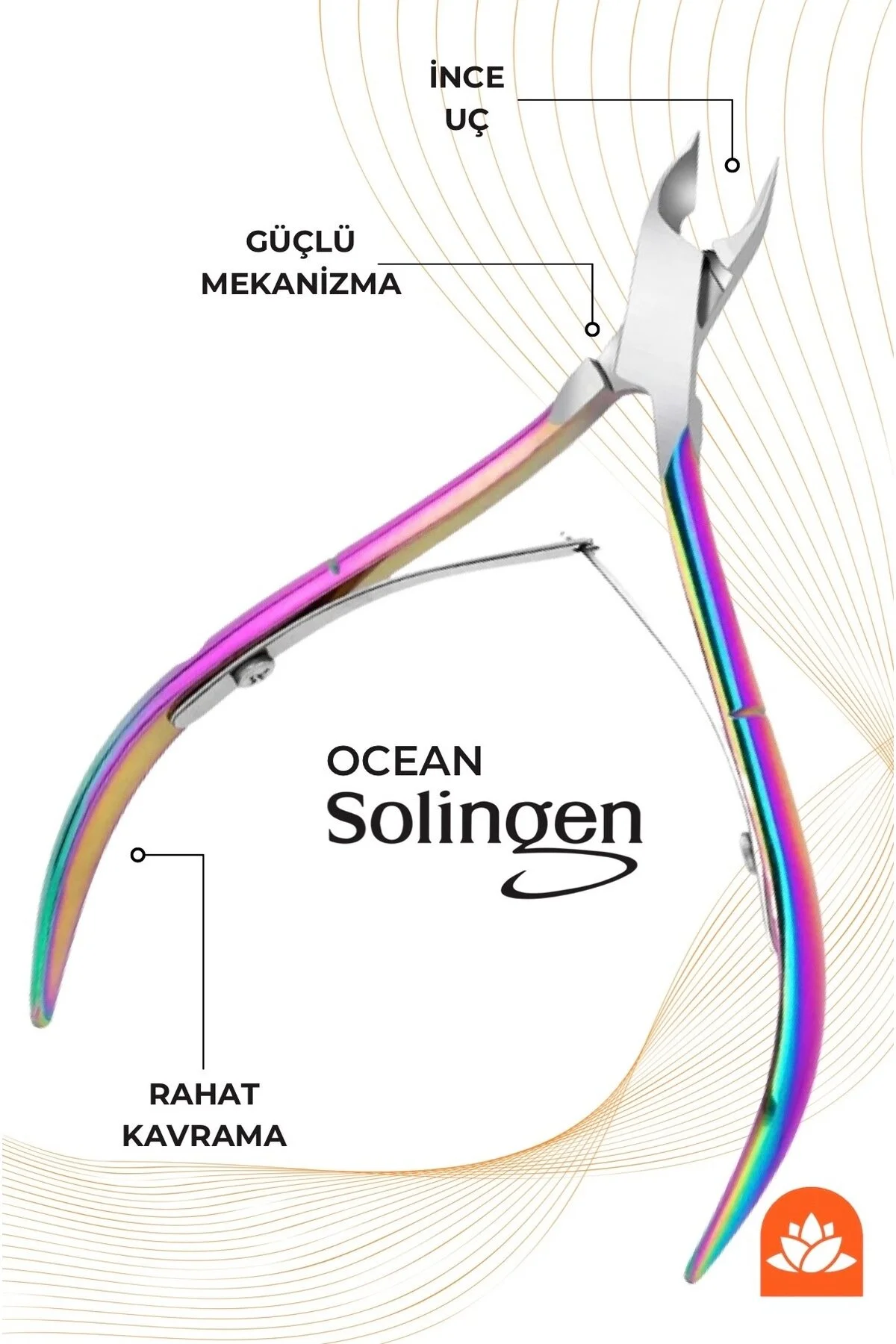 ناخن گیر حرفه‌ای Rainbow Solingen برای مراقبت از دست و پا Güzellik Deposu