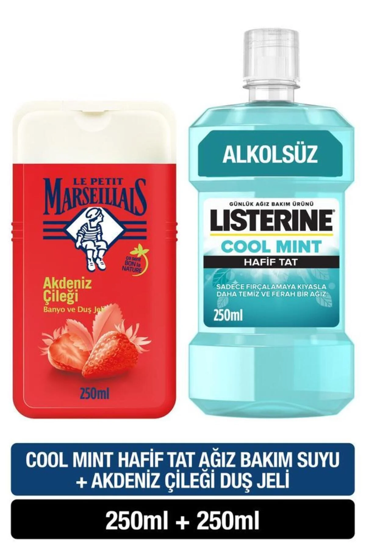 دهان شویه LPM توت فرنگی مدیترانه ای + 250 میلی لیتر اورجینال Listerine
