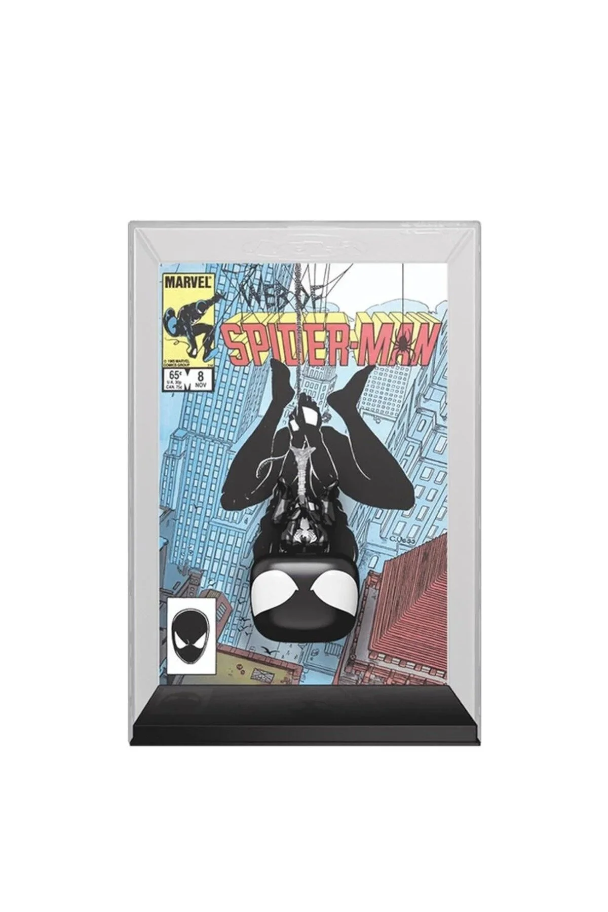 فیگور WEB OF SPIDER MAN 8 BLACK SUIT COMIC COVER POP FIGURE Funko Pop