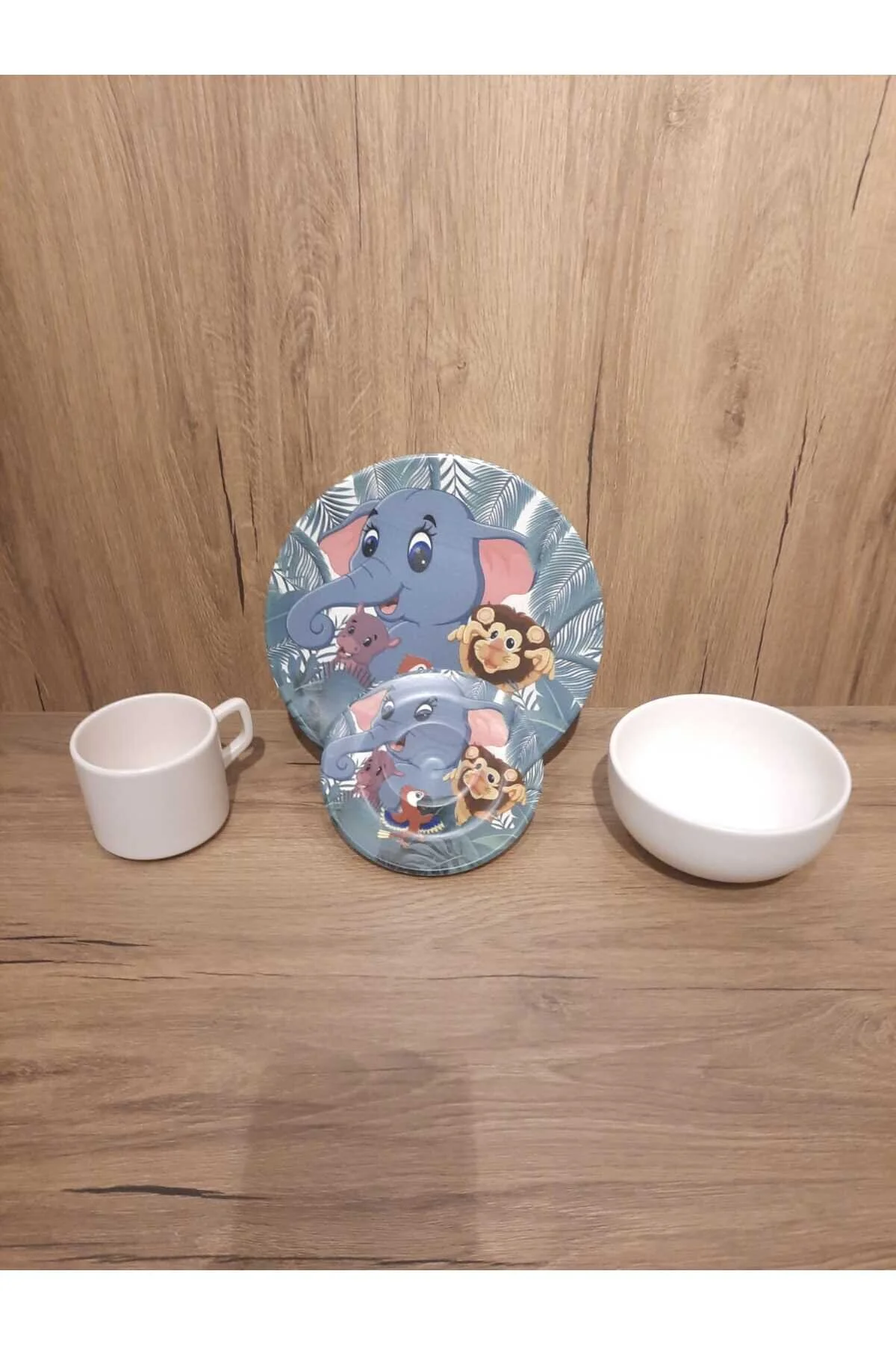ست تغذیه حصیر 4 تکه MAMA EGE LATTE کرامیکا Keramika