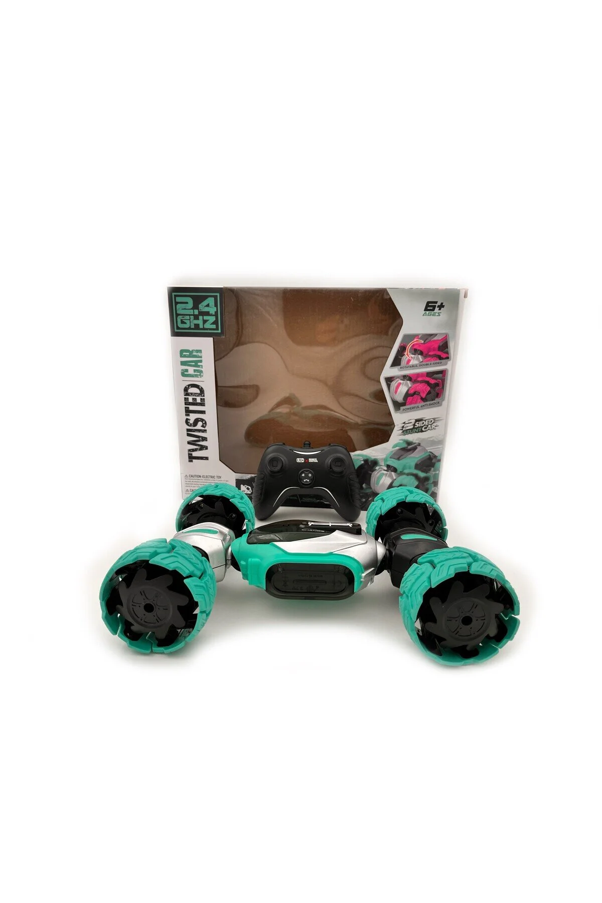 ماشین اسباب بازی کنترل از راه دور چرخ دار آکروباتیک قابل شارژ Royal Toys
