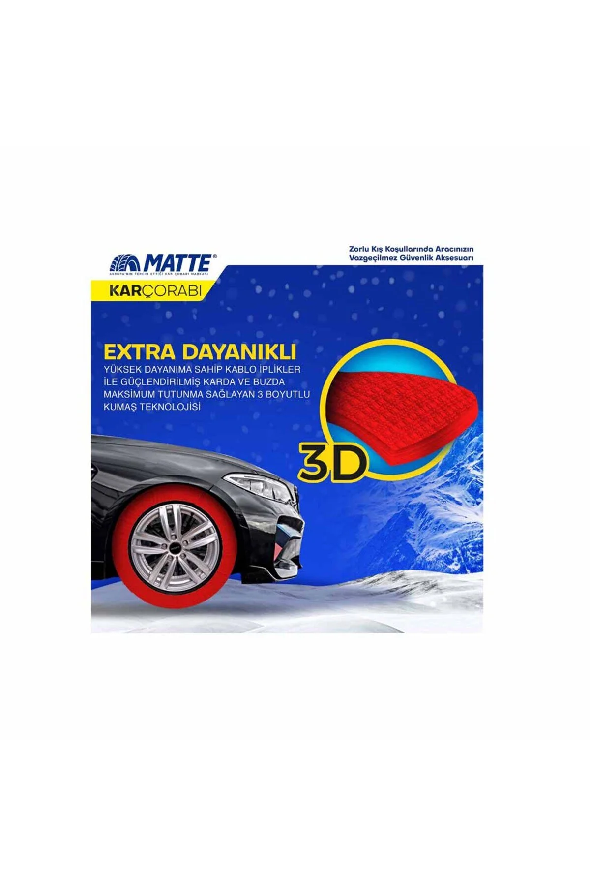 زنجیر چرخ جوراب برفی خودرو متوسط ​​185 70R14 Matte