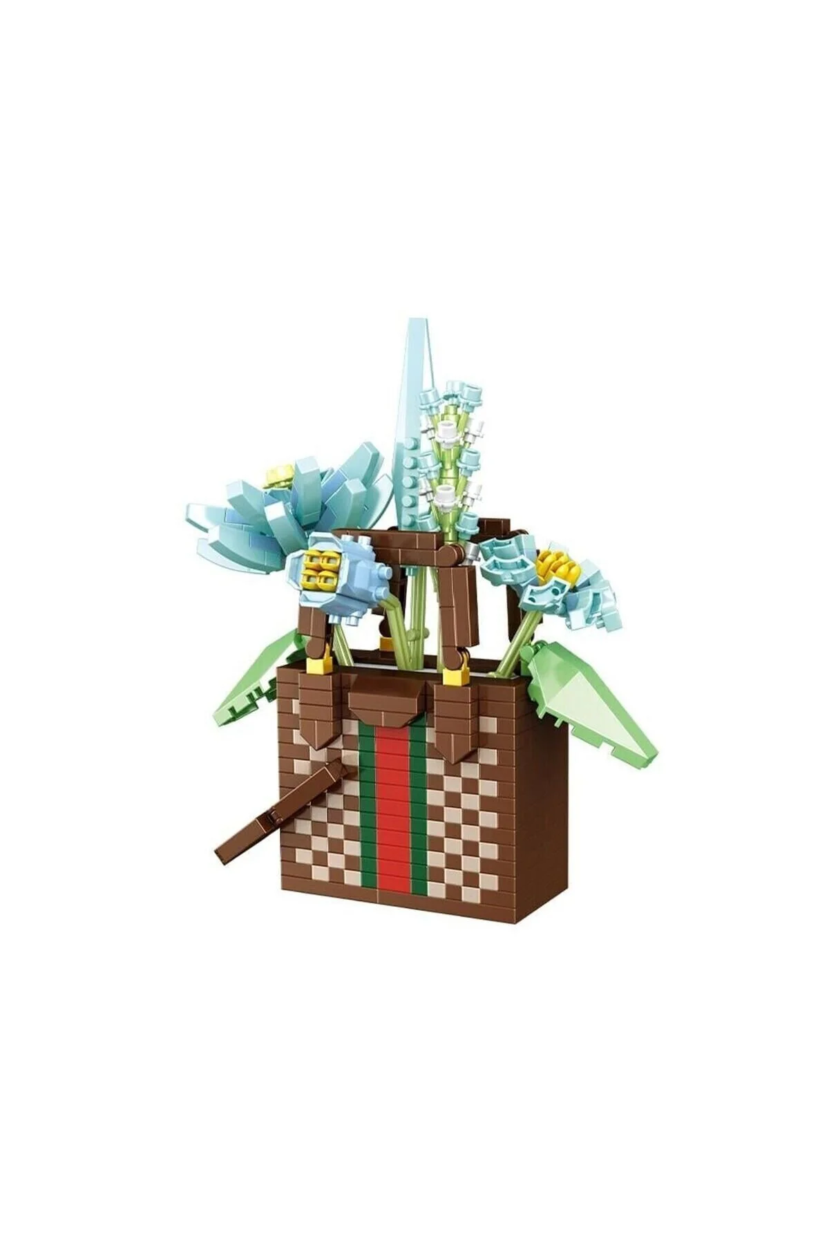 ماشین اسباب بازی ART P1075 PANLOS BAG BOUQUET FLOWER 688 PIECES BLOCK TOY LAB Genel Markalar