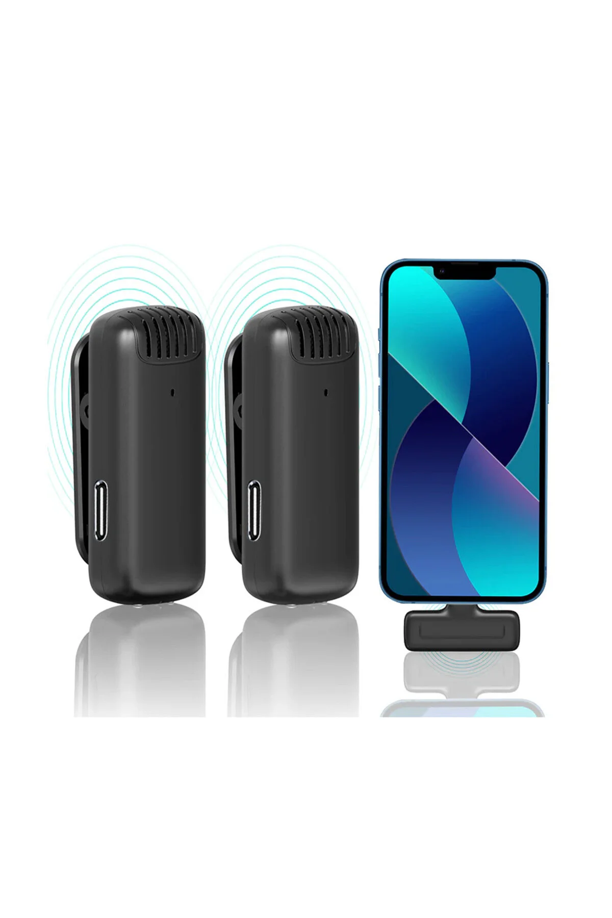 میکروفون و لوازم جانبی بی سیم دو برگردان J12 TYPE C ulanzi
