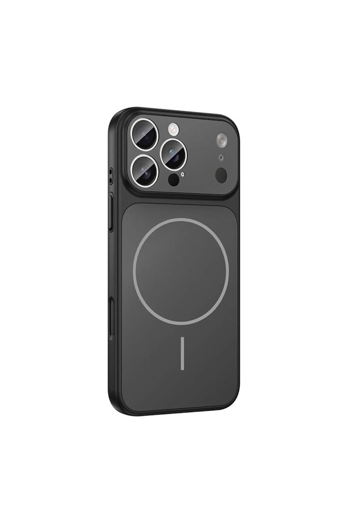 کاور و قاب سازگار اپل آیفون 15 پرو مکس TITANMAG COLORSHIELD CASE شارژ بی سیم مشکی Zebana