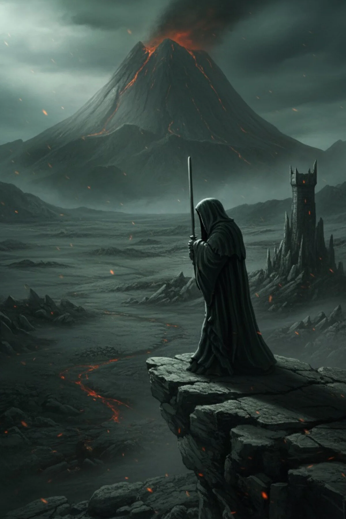 فیگور BLACK NAZGUL LORD OF THE RINGS LOTR مجسمه نازگول شکل 15 سانتی متر از ترکیه Hipnoz Medya ve Sanat