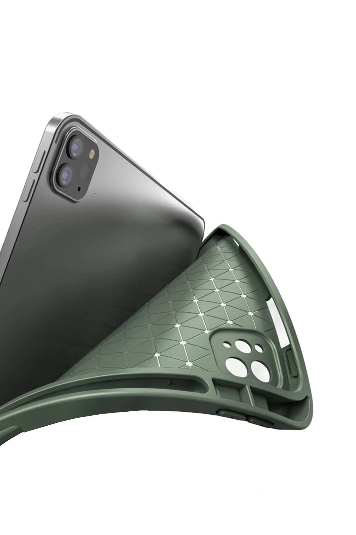 کاور تبلت LITAETREND IPAD AIR 4 10.9 CASE TABLET FOCUS SILICONE GREEN Litae