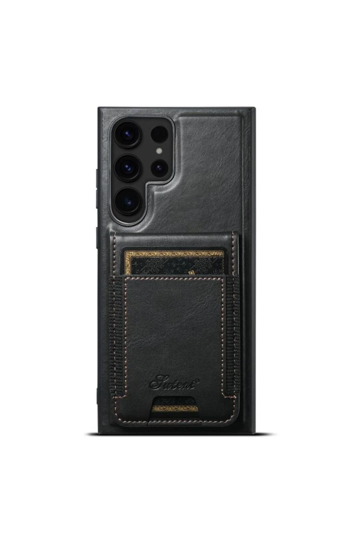 کاور و قاب مغناطیسی SAMSUNG GALAXY S25 ULTRA CASE H17 2 1 با نگهدارنده کارت آهنربایی Teleplus