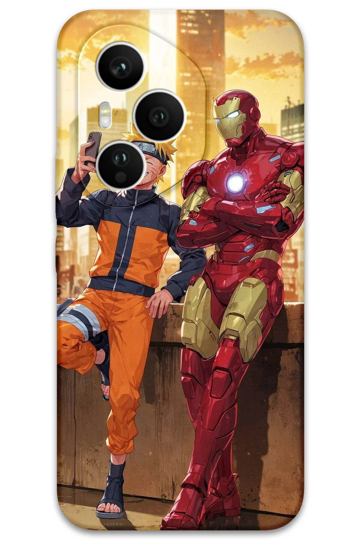 کاور و قاب پشتی طرح HD هوآوی HONOR 400 PRO IRON MAN MRCİLETİSİM