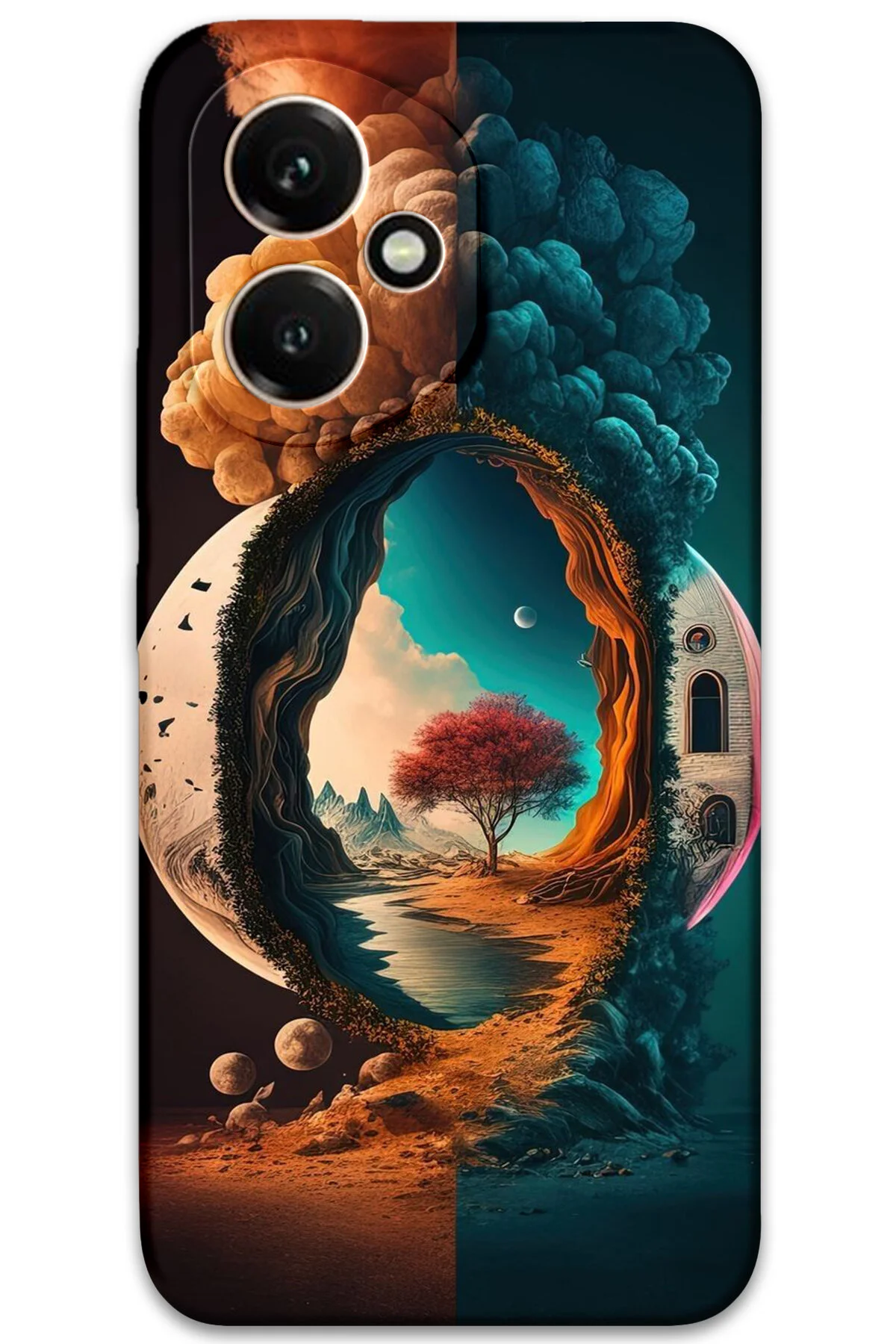 کاور و قاب پشتی طرح HD HUAWEI HONOR 400 AYDAN GECE MRCİLETİSİM