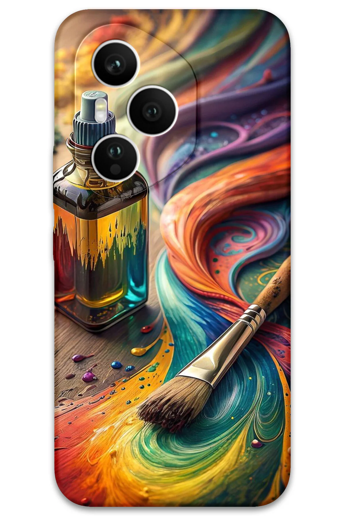 کاور و قاب پشتی طرح HD هوآوی HONOR 400 PRO پالت قلم مو MRCİLETİSİM