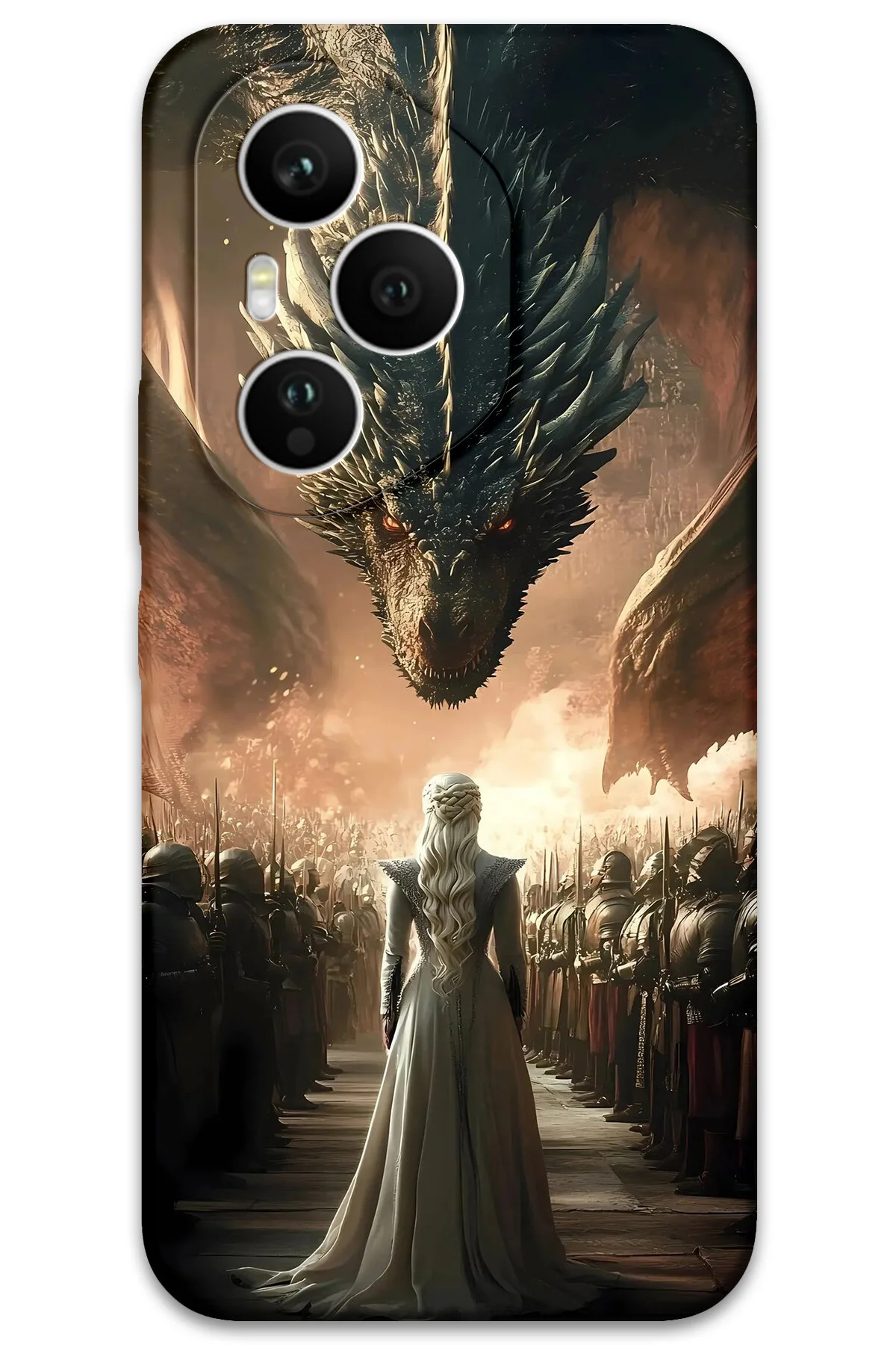 کاور و قاب پشتی طرح HD HUAWEI HONOR 400 PRO DRAGONS MRCİLETİSİM
