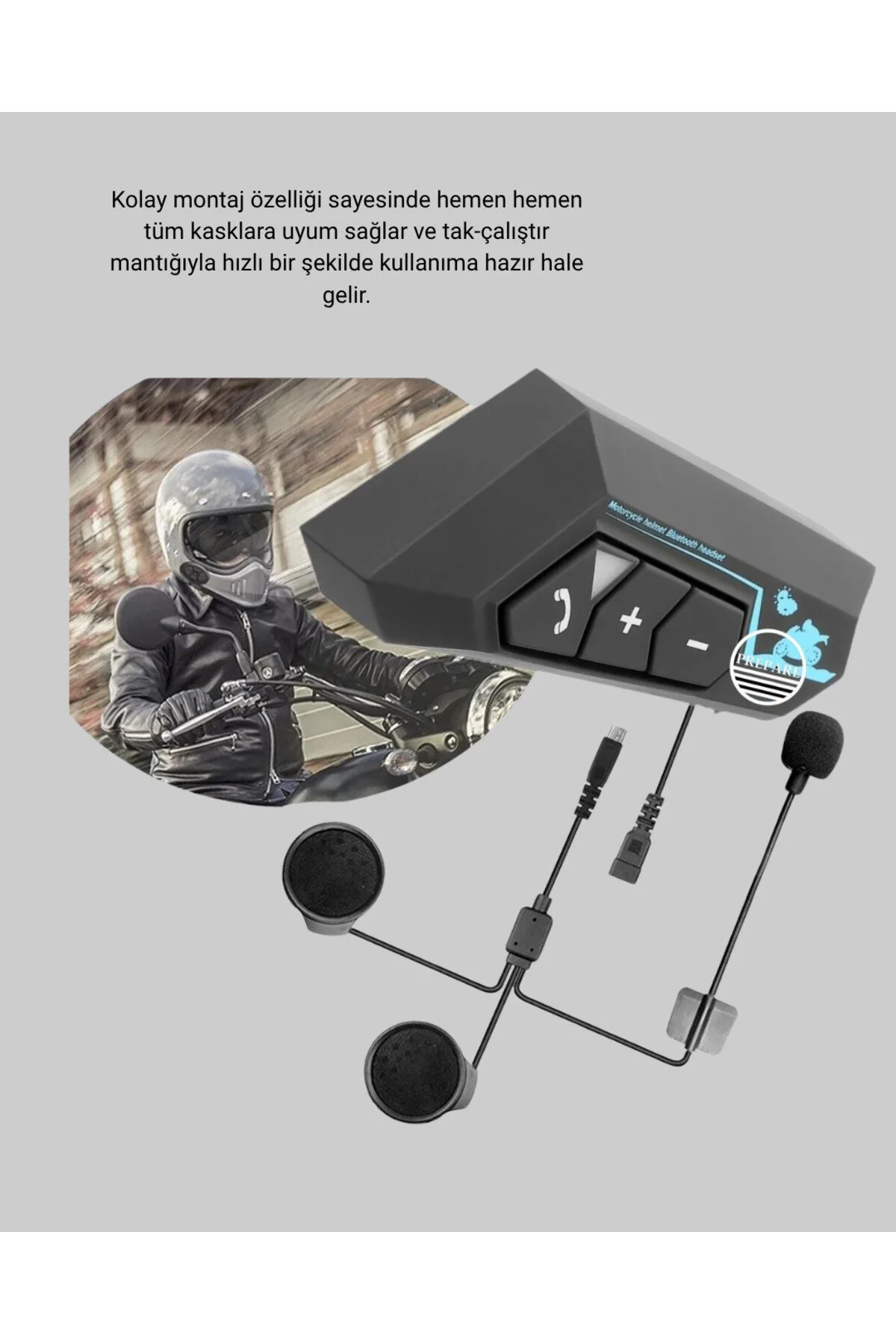 اینترکام هدست بلوتوث کلاه BT22 5.0 حذف نویز و استفاده بدون هندزفری TJAILD7463 25 Shn