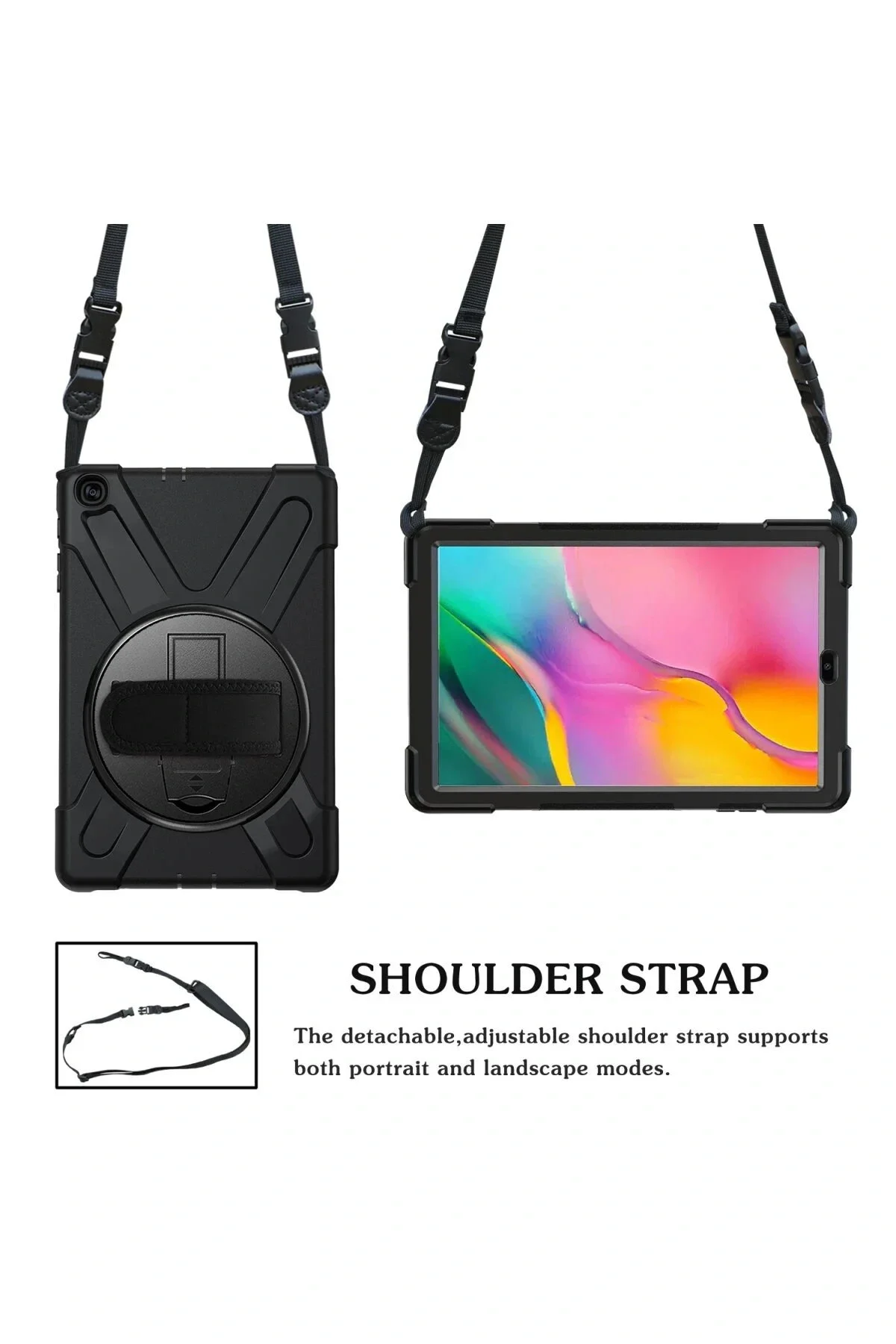 کاور تبلت شگفت انگیز LITAETREND SAMSUNG GALAXY TAB A 10.1 CASE مشکی Litae