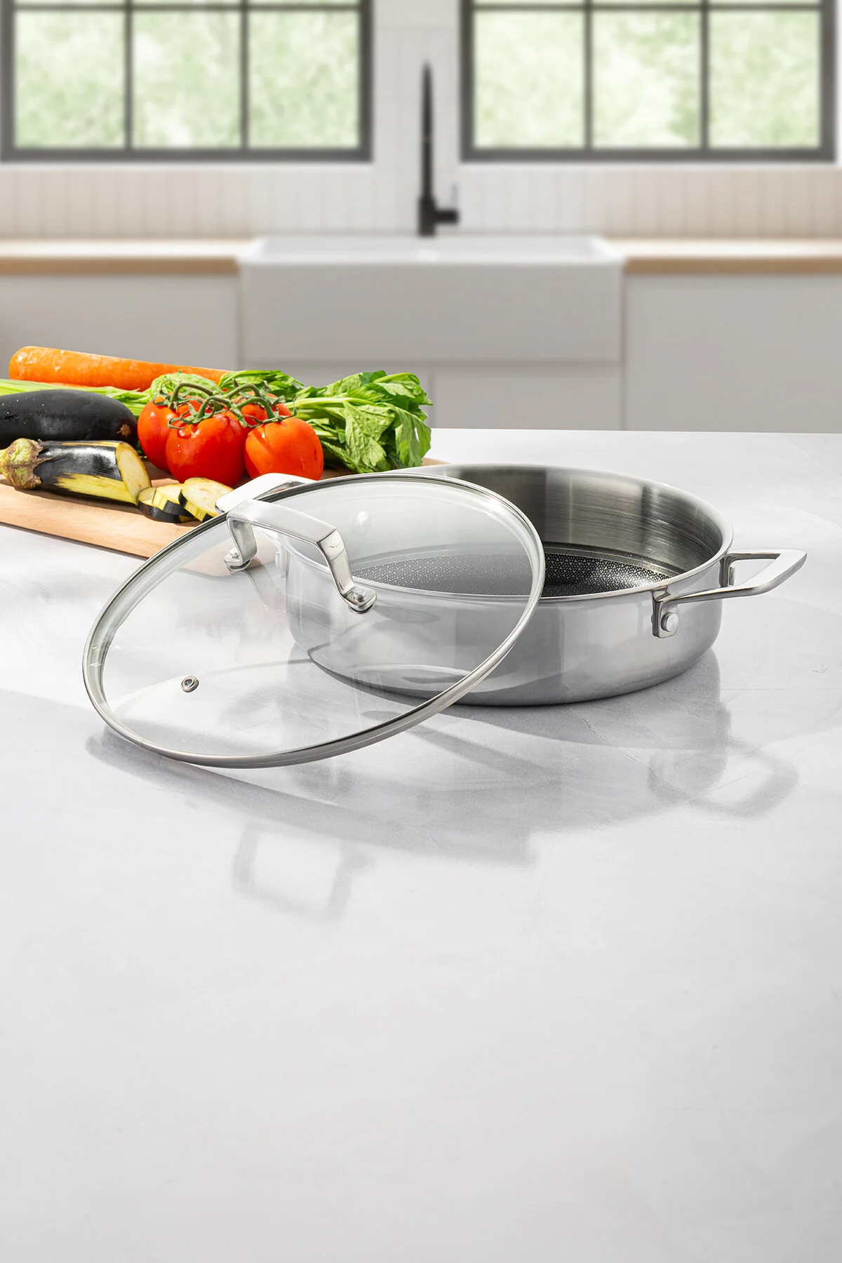 قابلمه PRO TRI PLY CASSEROLE STEEL 24CM Emsan