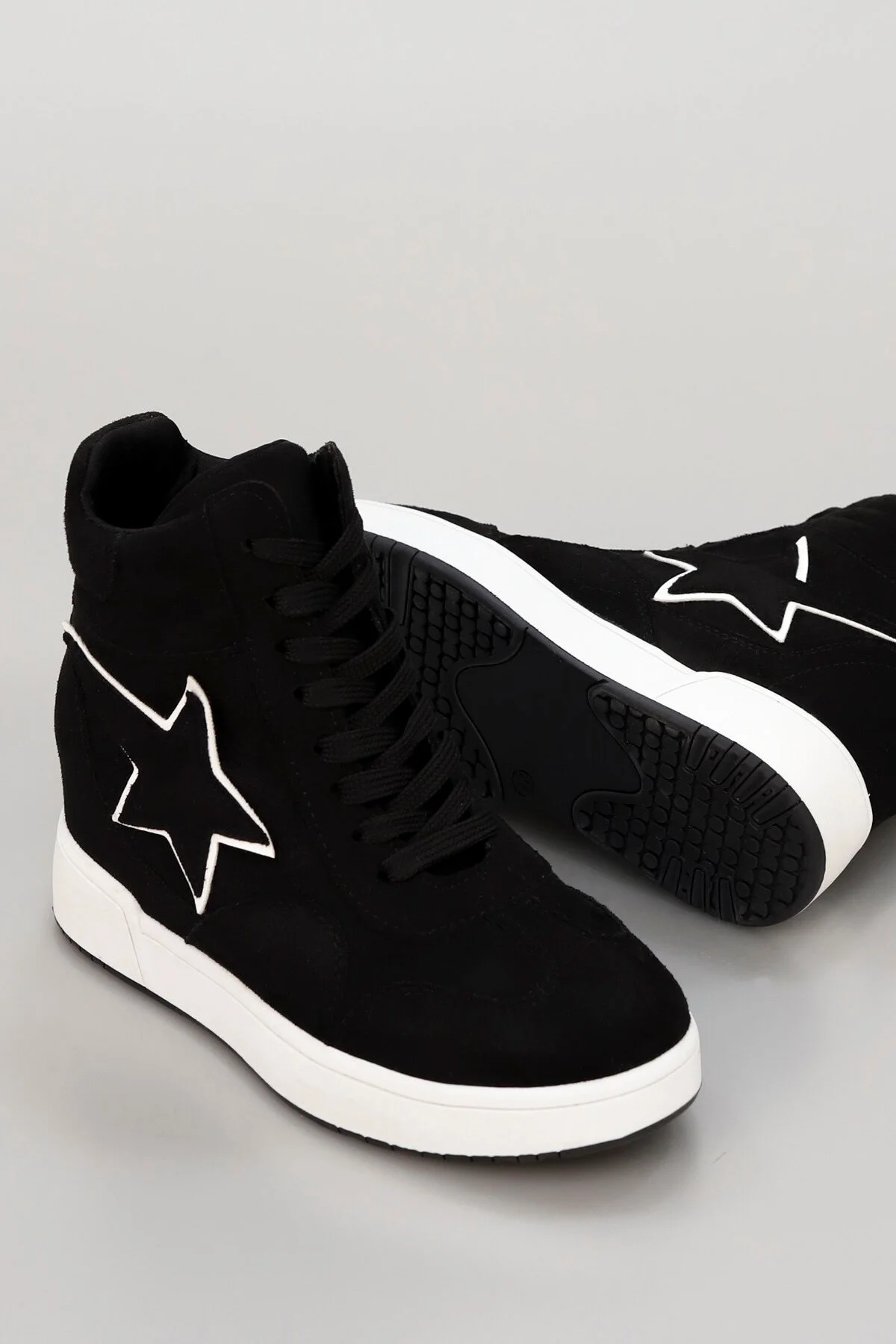 چکمه و بوت های پاشنه مخفی با جزئیات FRM 163 STAR GİNZA SHOES